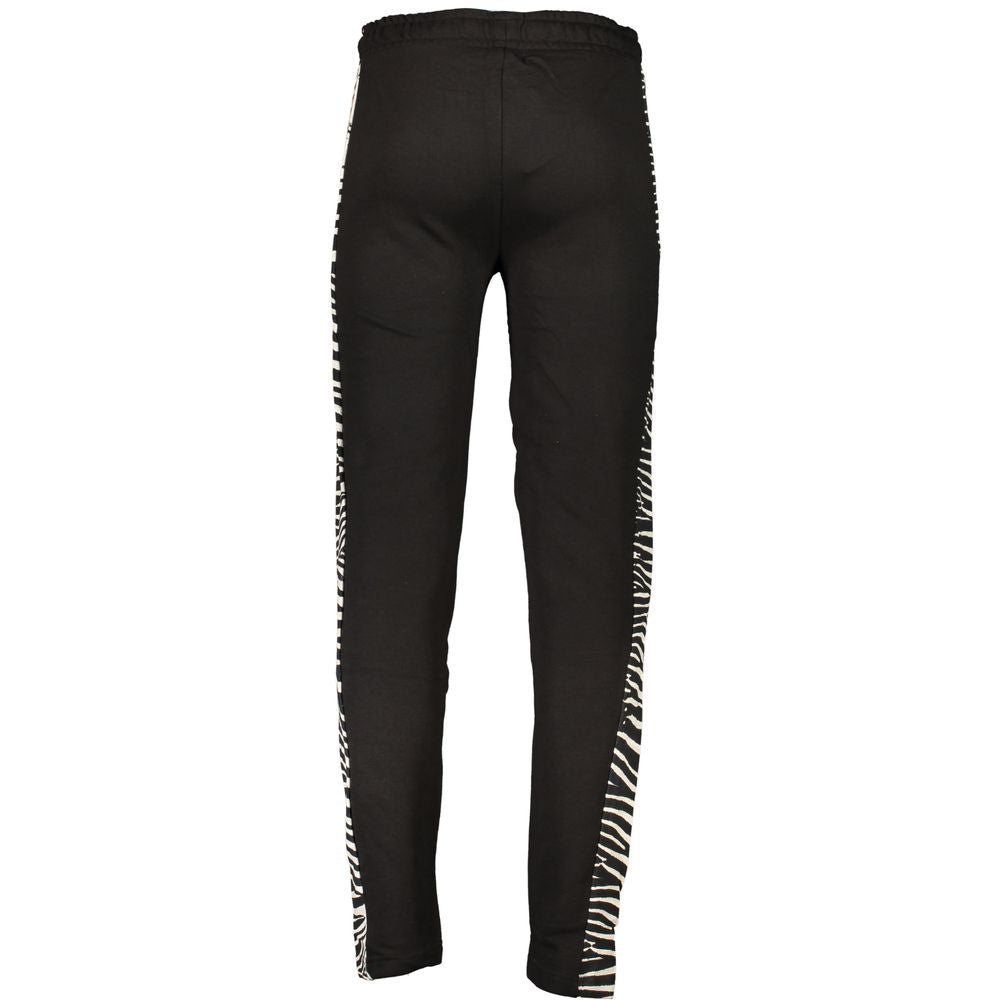 Experience the epitome of luxury with CAVALLI CLASS Black Cotton Men's Sweatpants, blending tailored sophistication and comfort for the discerning individual.