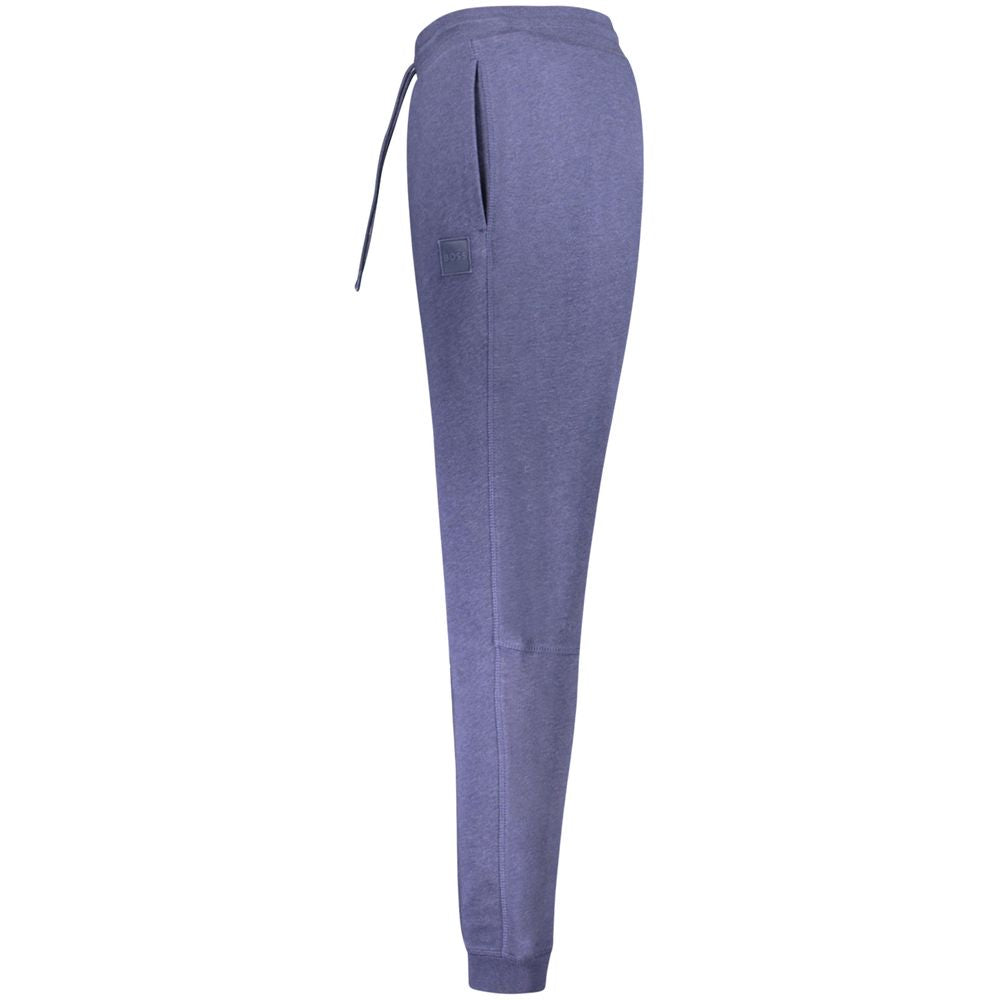Hugo Boss Blu Cotton Men's Sport Trouser