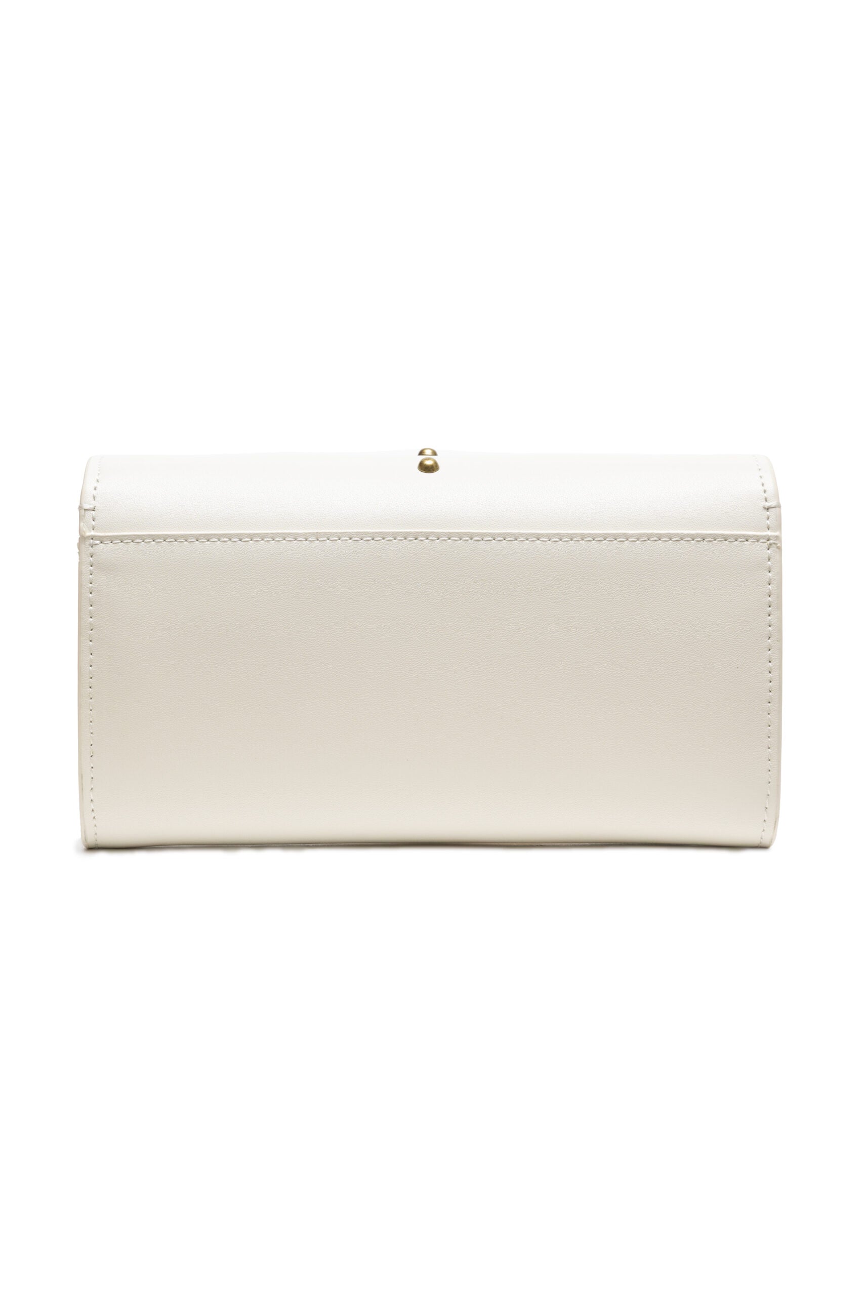 PINKO White Leather One Simply Love Mini Bag