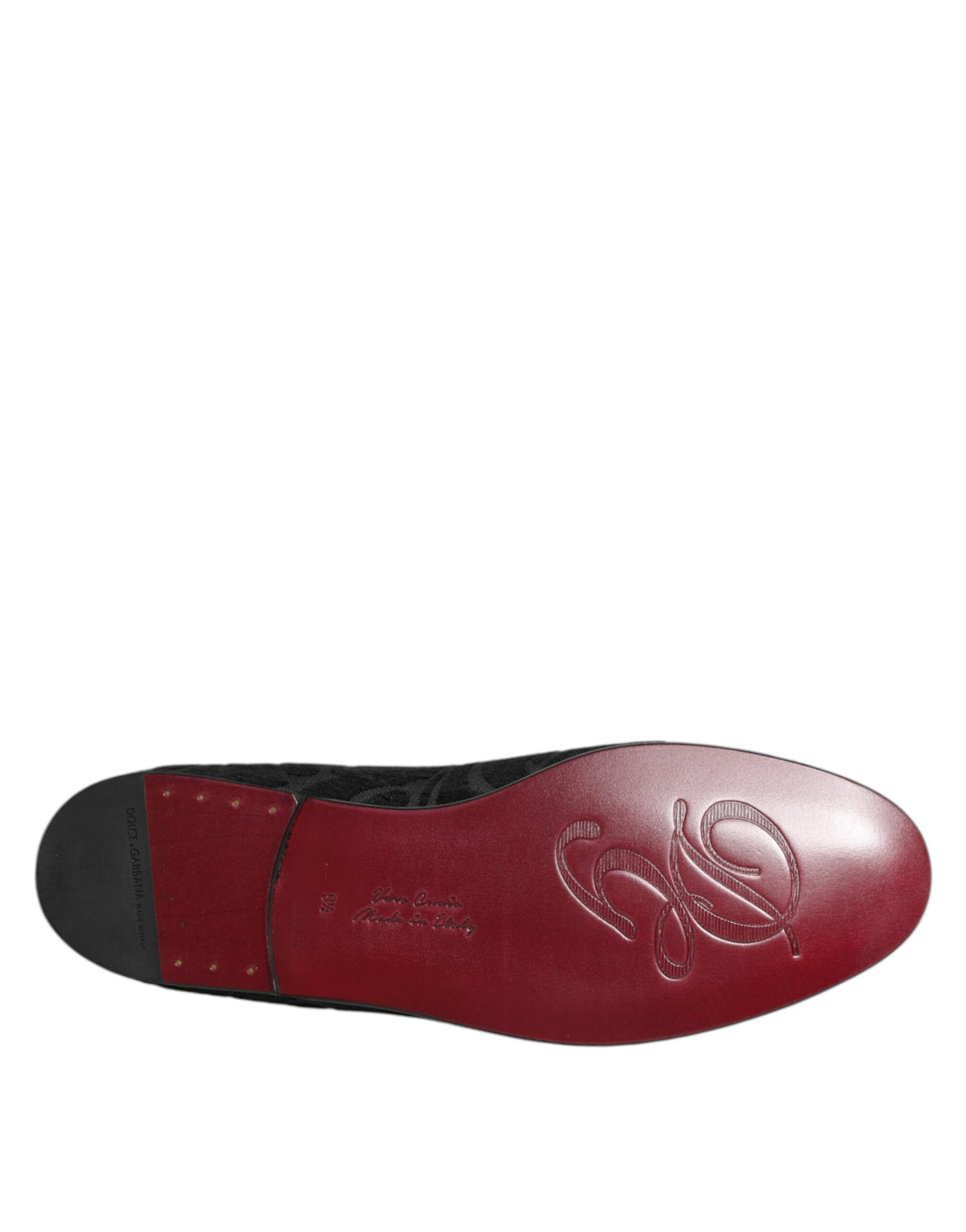 Dolce & Gabbana Black Brocade Loafers - Artisanal Elegance