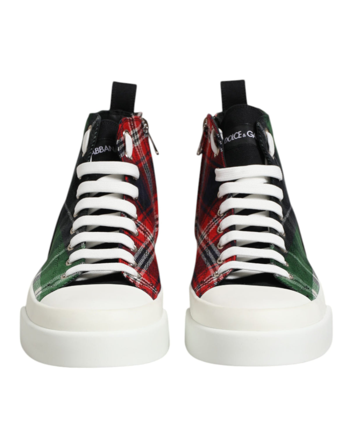 Dolce & Gabbana Multicolor High Top Sneakers - Artisanal Luxury