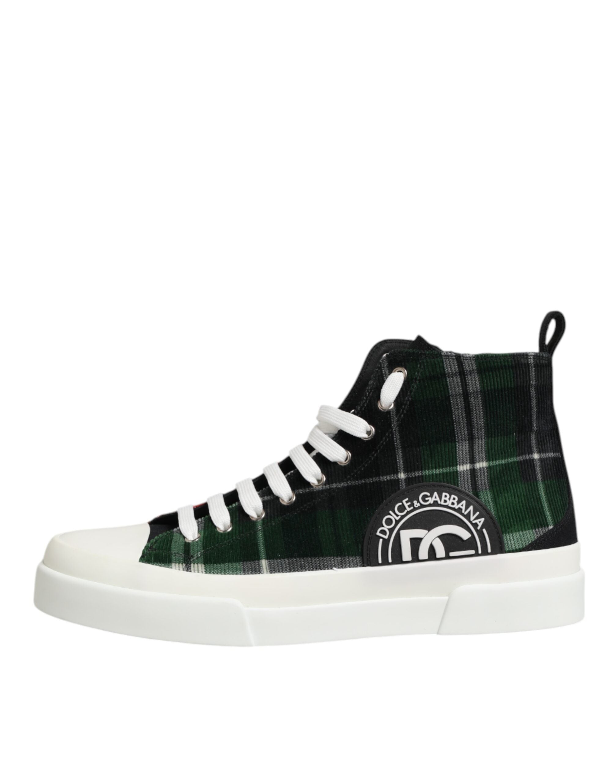 Dolce & Gabbana Multicolor High Top Sneakers - Artisanal Luxury