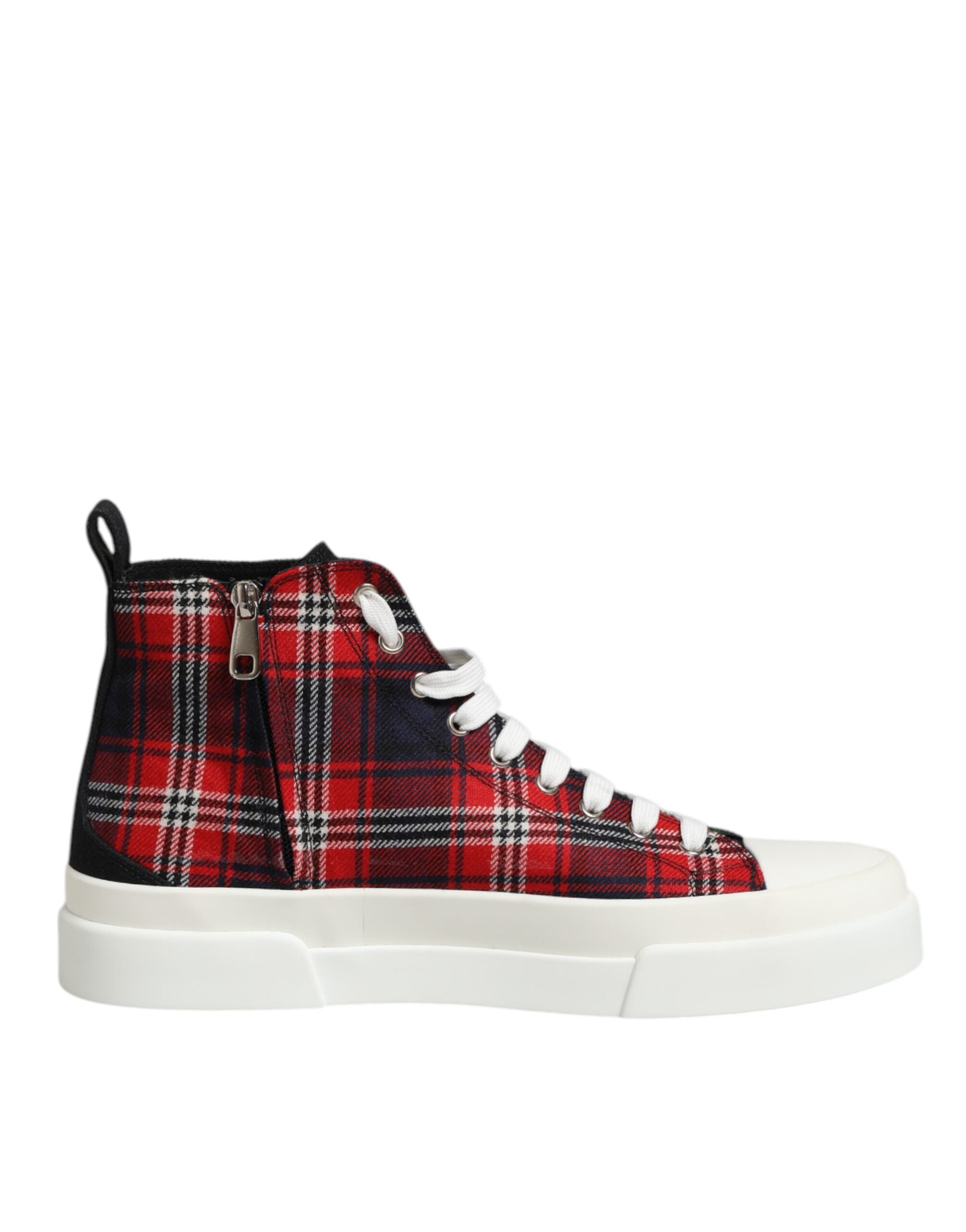 Dolce & Gabbana Multicolor High Top Sneakers - Artisanal Luxury