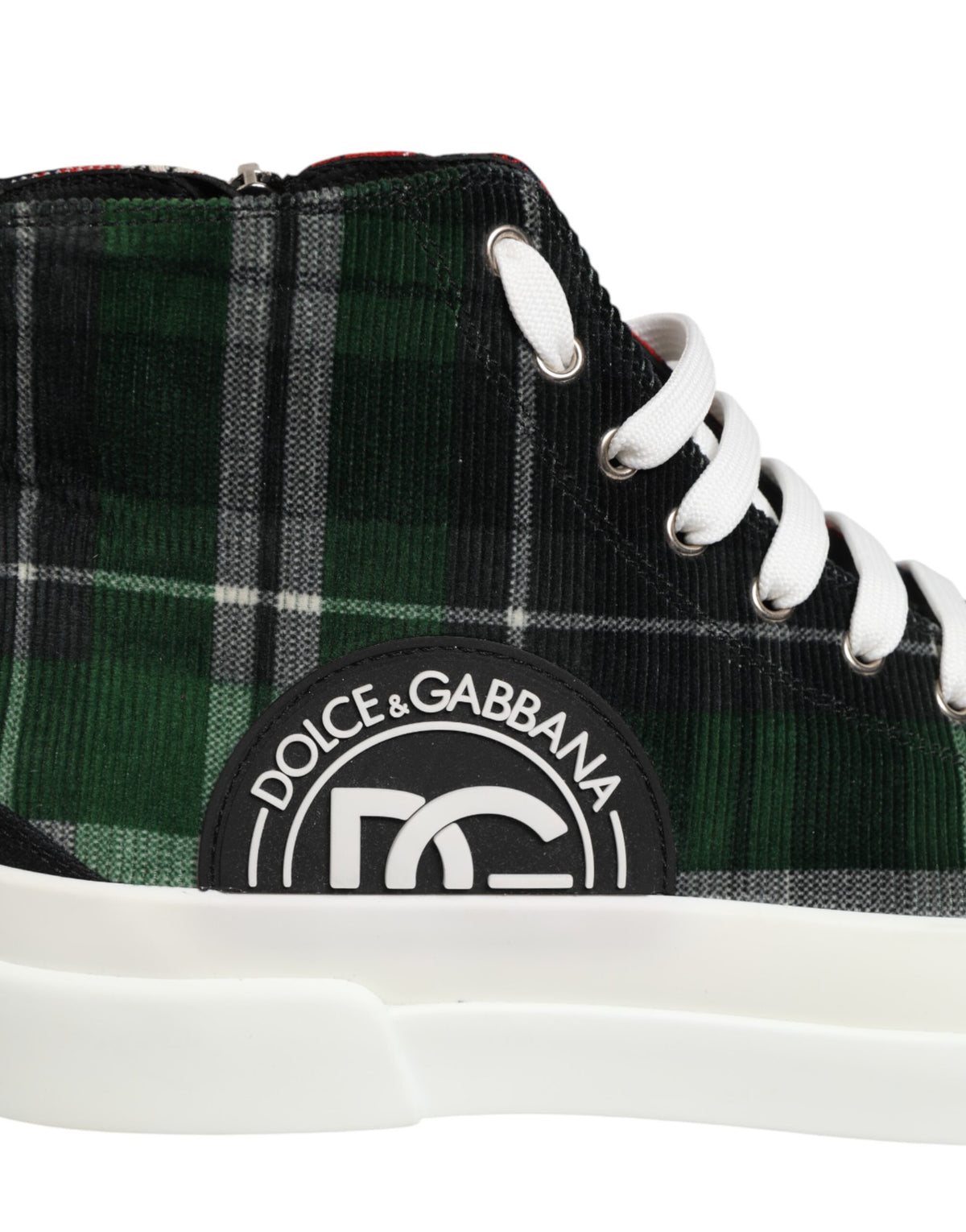 Dolce & Gabbana Multicolor High Top Sneakers - Artisanal Luxury