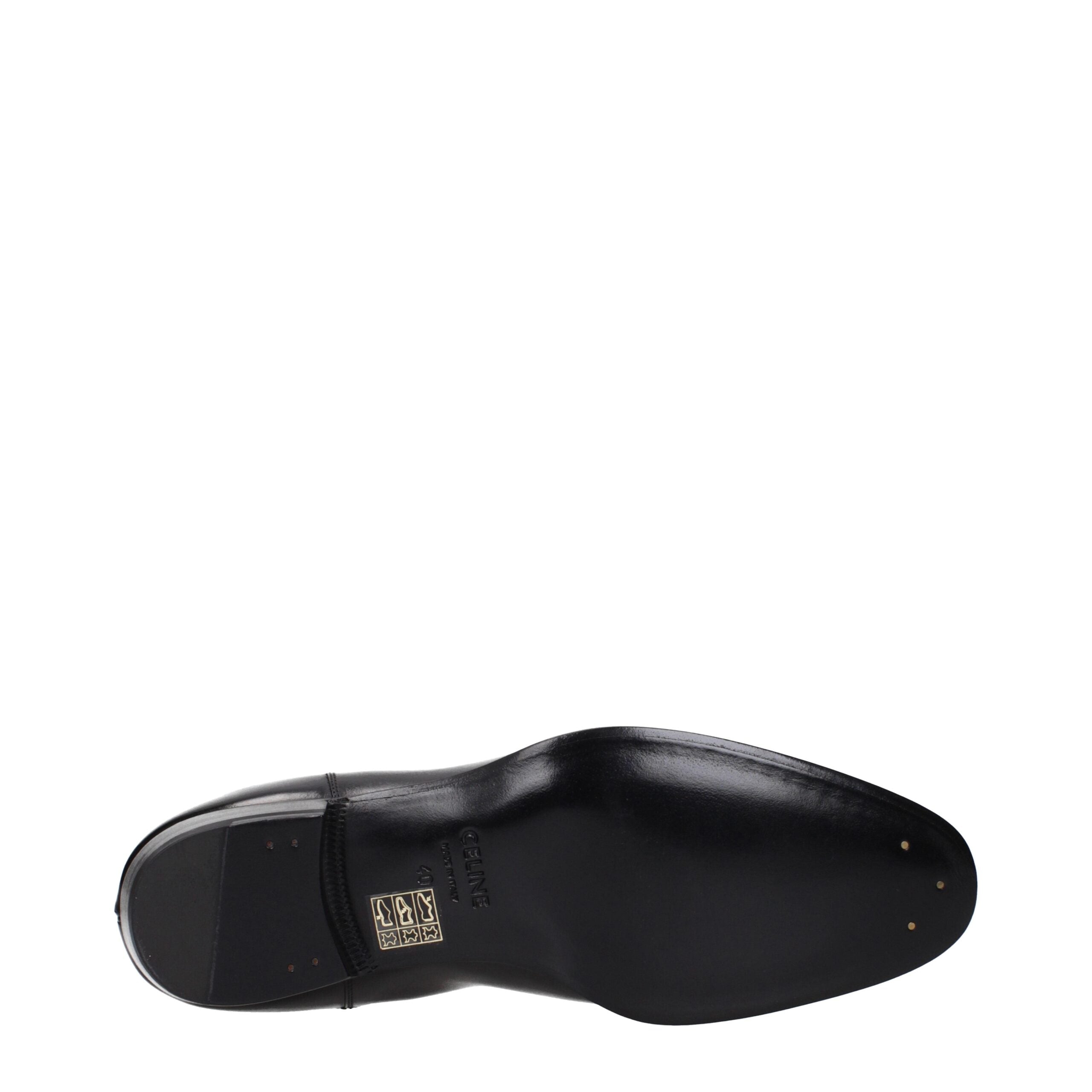 Celine Black Leather Ankle Boots - Artisanal Luxury Footwear