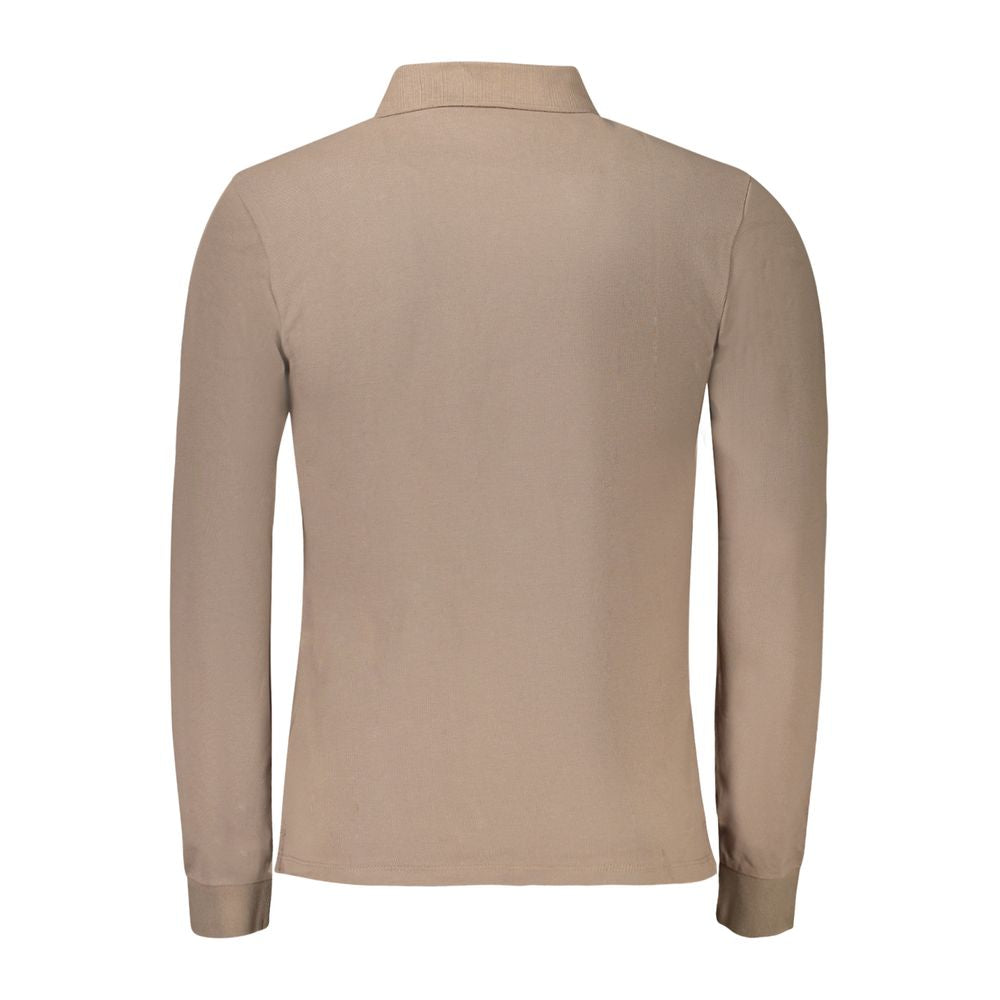 Elevate your wardrobe with the Timberland Marrone Cotton Men Polo Shirt, a timeless blend of luxury and sophistication crafted from premium cotton for exquisite comfort.