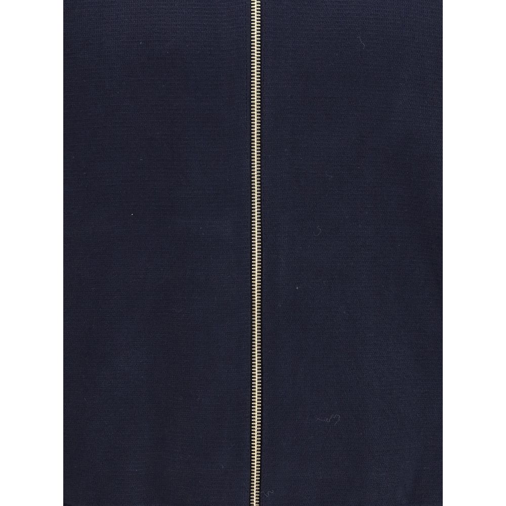 Thom Browne Blue Nylon Sweatshirt