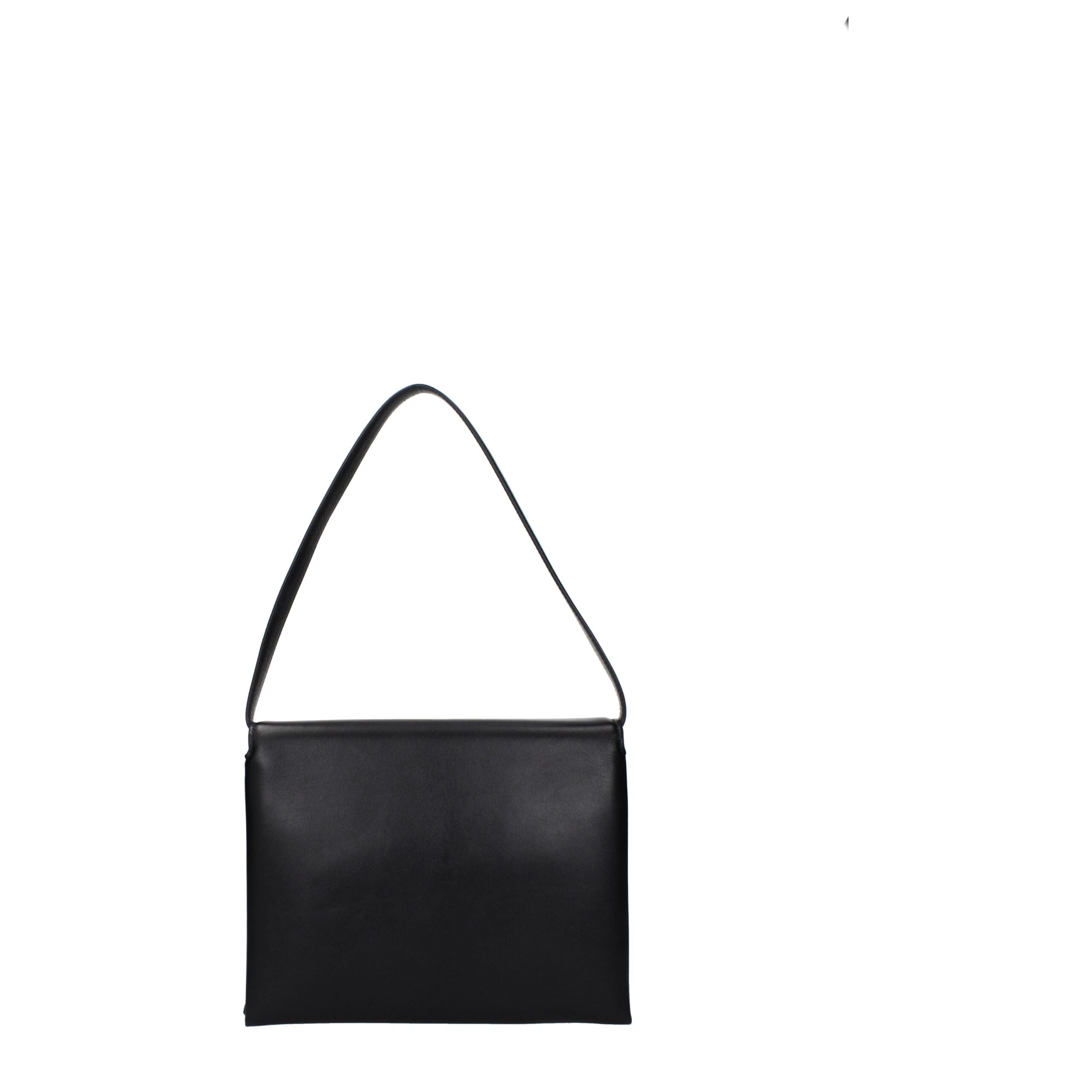 Indulge in the Jil Sander Black Leather Shoulder Bag, a timeless masterpiece of exquisite craftsmanship and luxurious design, perfect for the discerning individual.