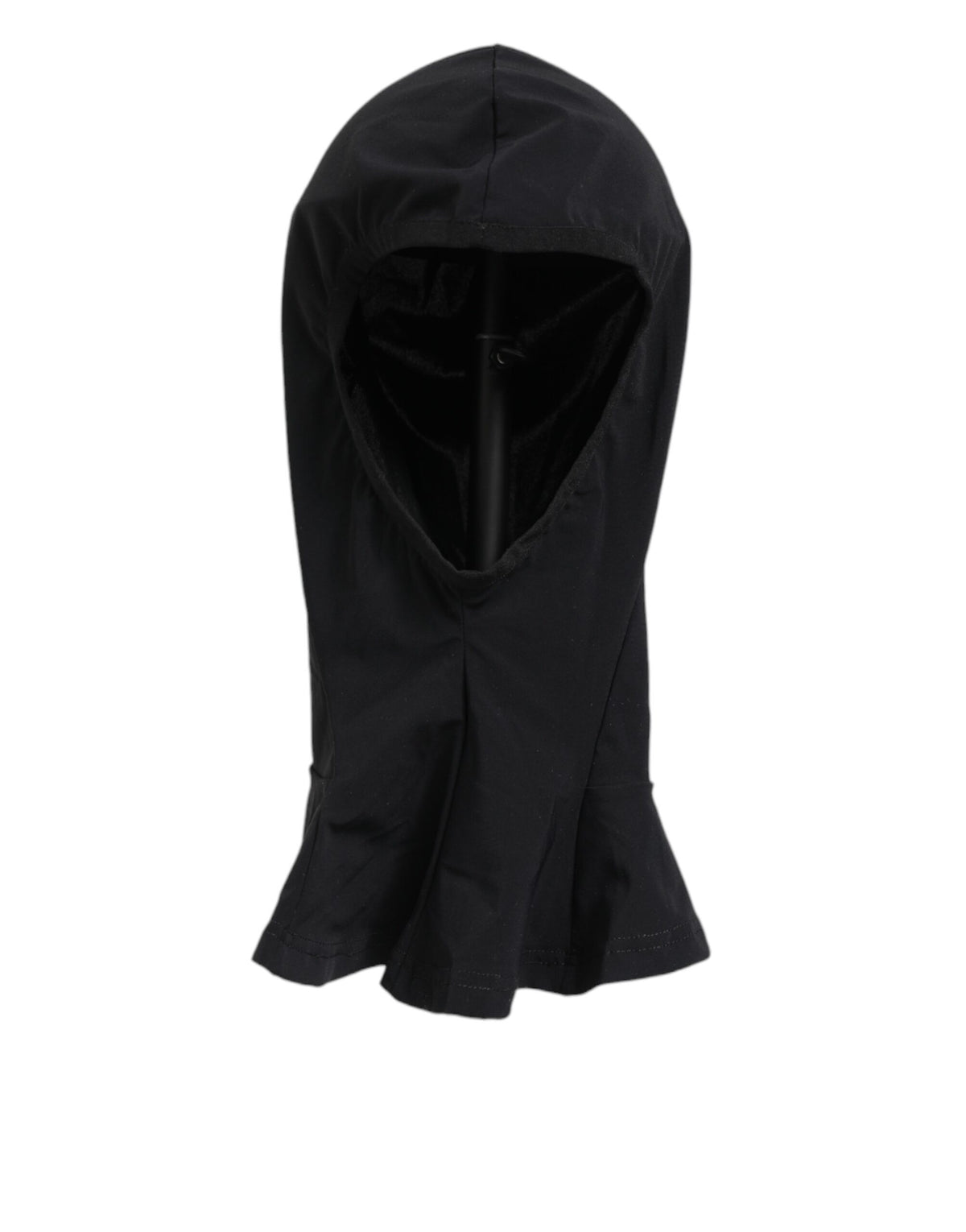 Indulge in the Dolce & Gabbana Black Nylon Elastane Balaclava, where Italian craftsmanship meets luxurious versatility, elevating your style with effortless sophistication.