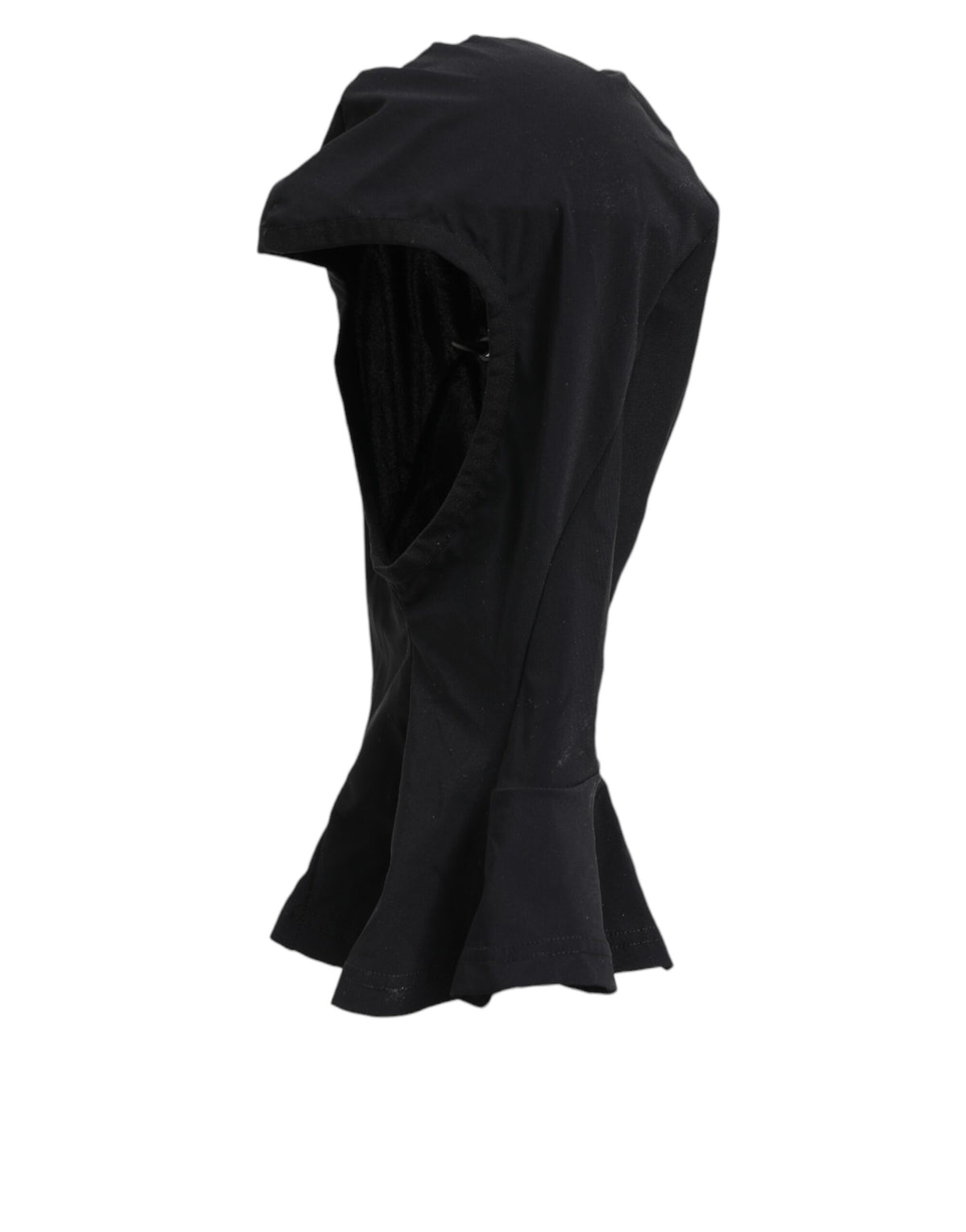 Discover the Dolce & Gabbana Black Nylon Elastane Balaclava, a luxurious Italian accessory that fuses elegance with practicality, perfect for the discerning individual.