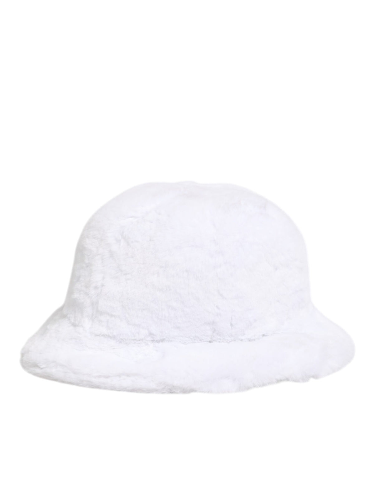 Indulge in the exquisite Dolce & Gabbana White Modacrylic Fur Bucket Hat, a luxurious statement of superior craftsmanship and elegance, perfect for every sophisticated occasion.