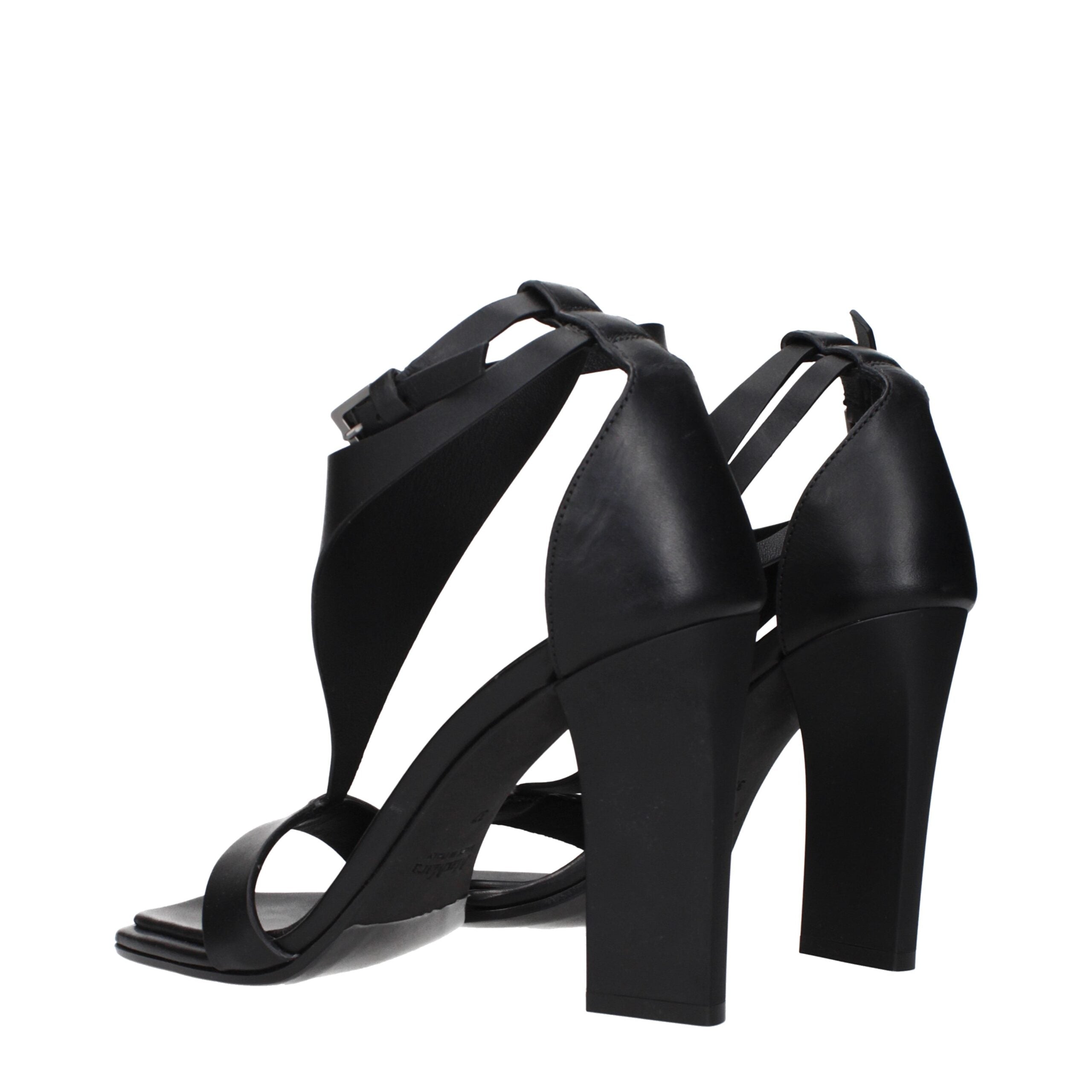 Elevate your elegance with Max Mara Black Leather Stiletto Heel Sandals, a luxurious blend of exquisite craftsmanship and timeless sophistication for unforgettable moments.