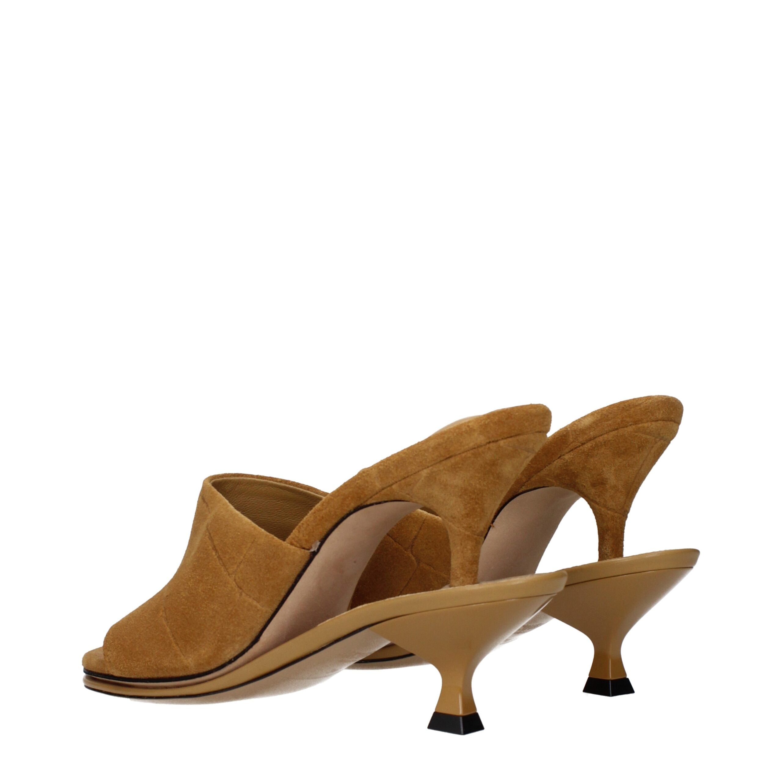 Elevate your elegance with Jacquemus Brown Leather Stiletto Heel Sandals, a luxurious fusion of refined craftsmanship and sophisticated allure for every occasion.