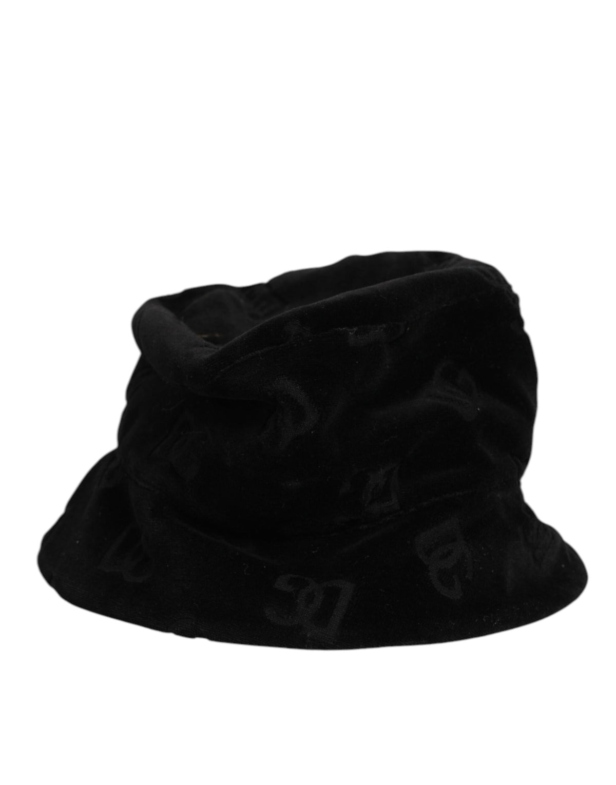 Indulge in the exquisite Dolce & Gabbana Black Cotton Suede Bucket Logo Capello Hat, a timeless luxury piece that embodies artisanal craftsmanship and sophisticated allure.