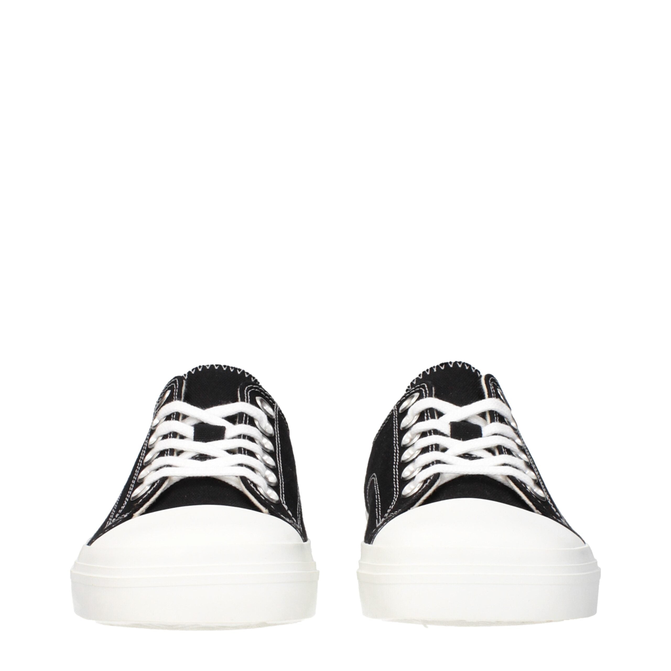 Experience the allure of Moschino Black Fabric Low Top Sneakers, where exquisite craftsmanship meets contemporary elegance, perfect for the discerning individual.
