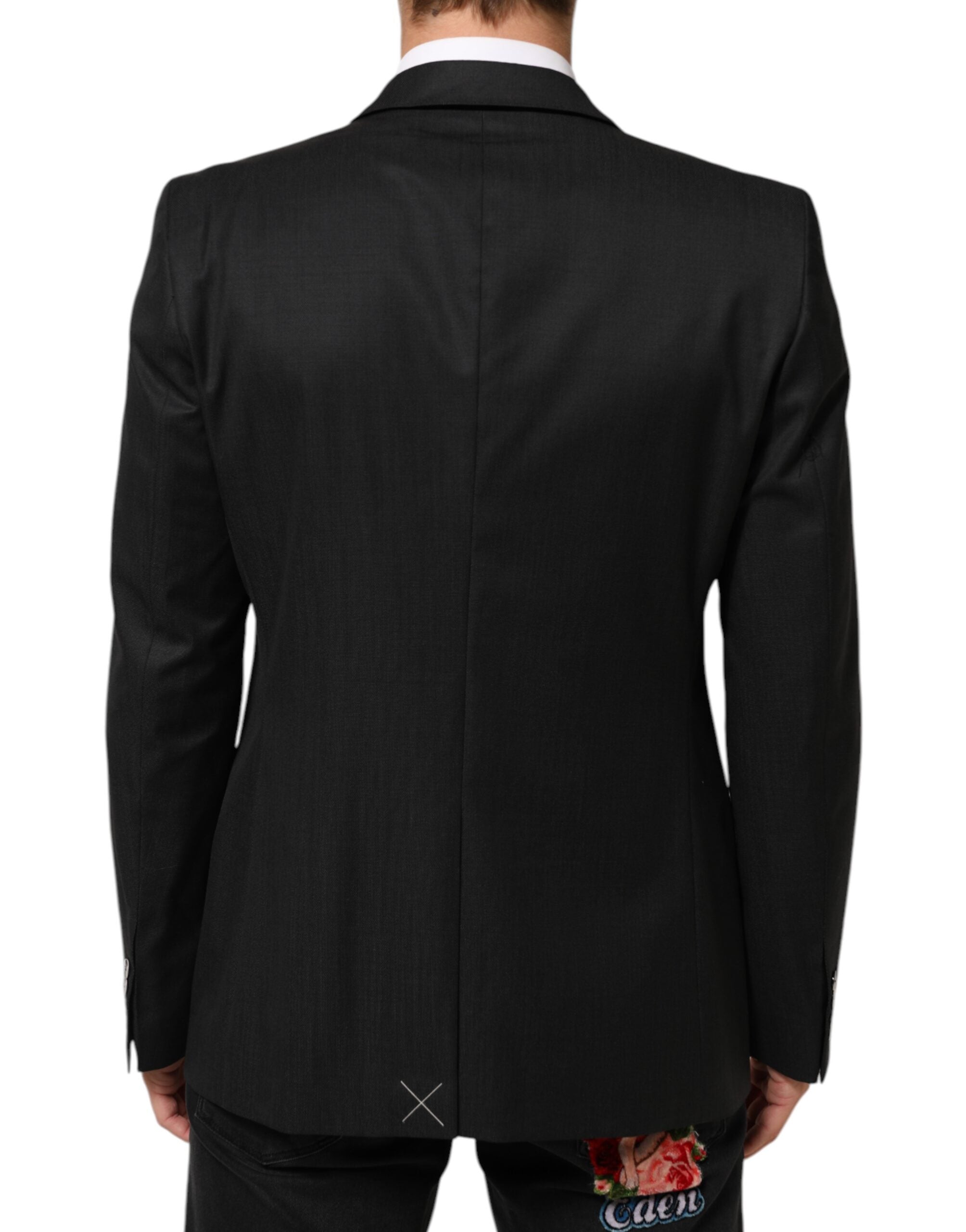 Dolce & Gabbana Black MARTINI Blazer - Exquisite Wool Elegance