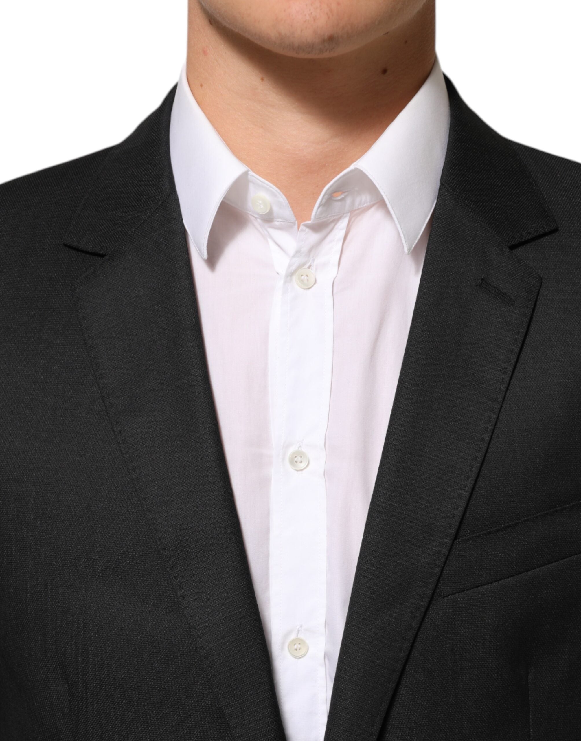 Dolce & Gabbana Black MARTINI Blazer - Timeless Luxury in Wool
