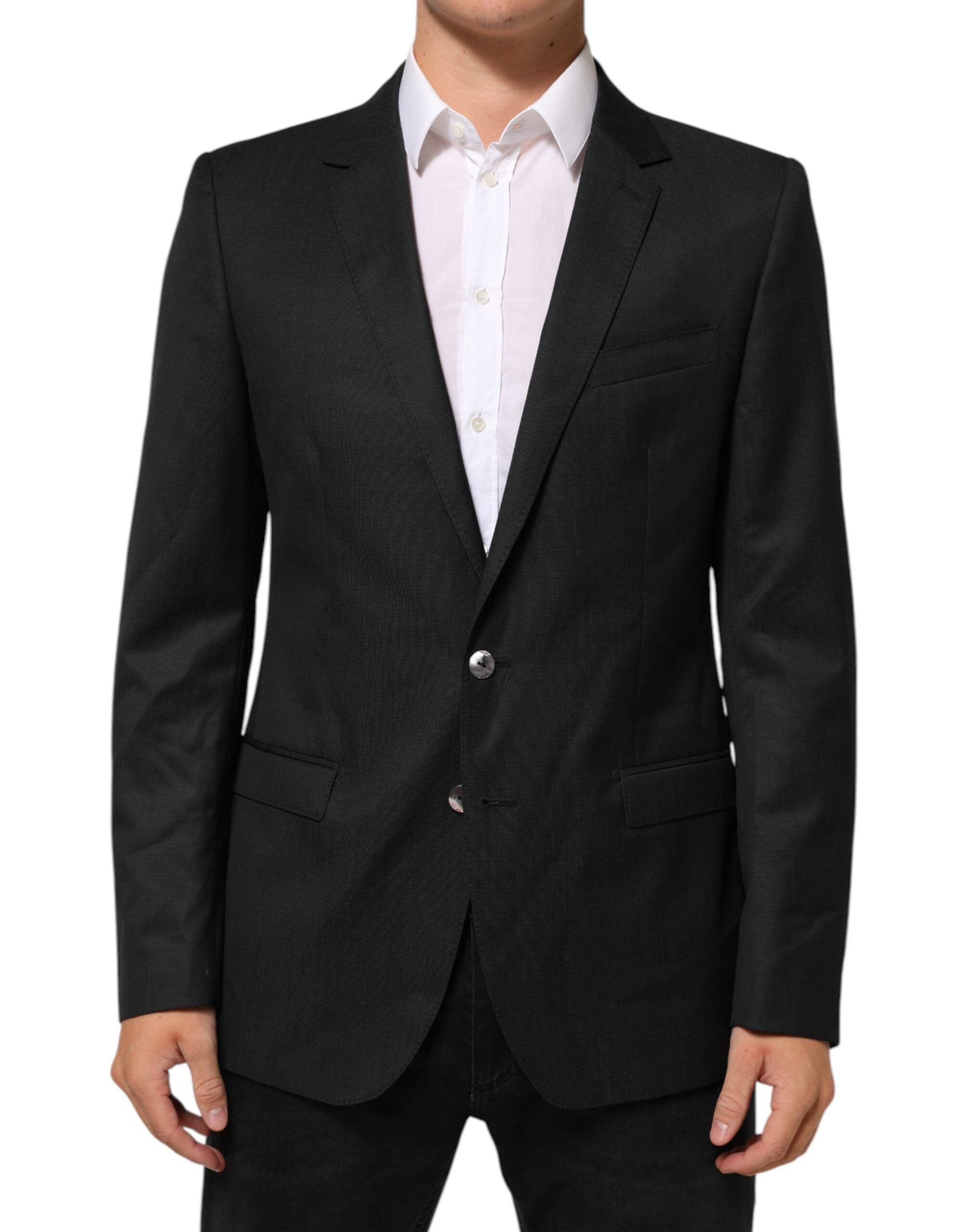 Dolce & Gabbana Black MARTINI Blazer - Timeless Luxury in Wool