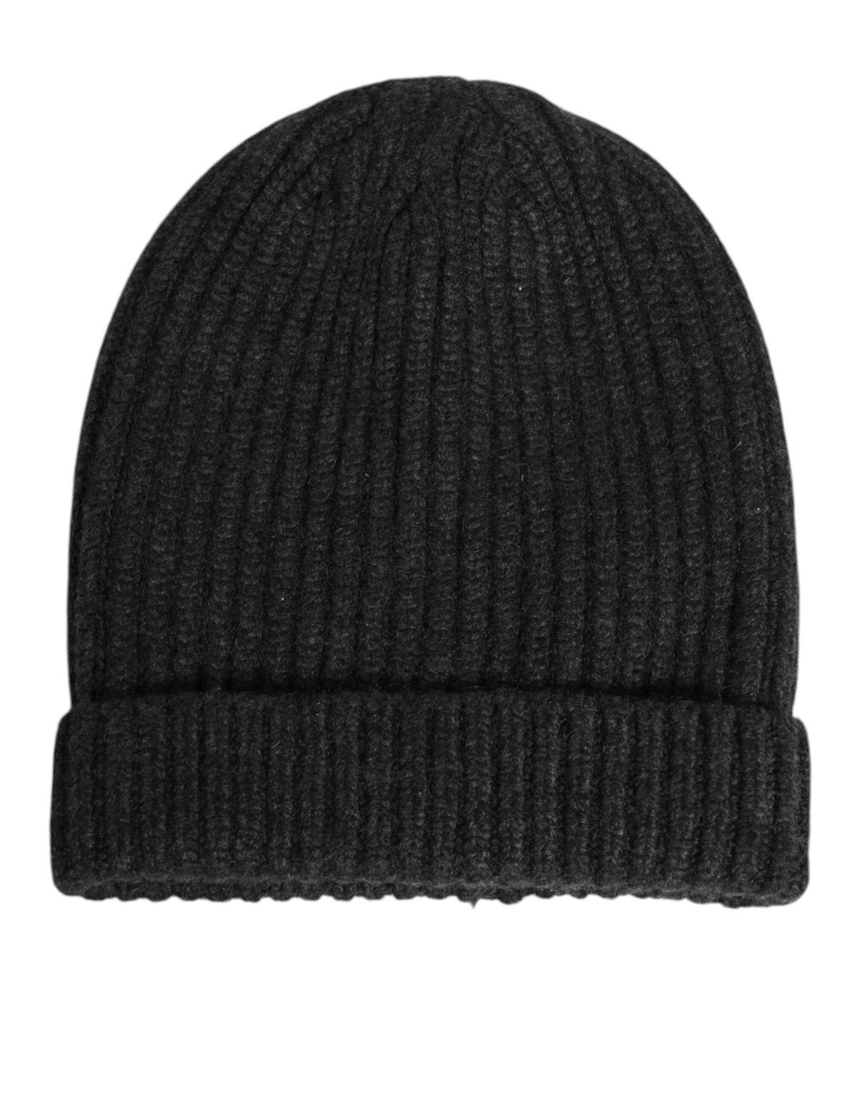 Indulge in the exquisite Dolce & Gabbana Black Cashmere Knitted Beanie, a timeless luxury crafted in Italy, embodying elegance and refined comfort for every occasion.