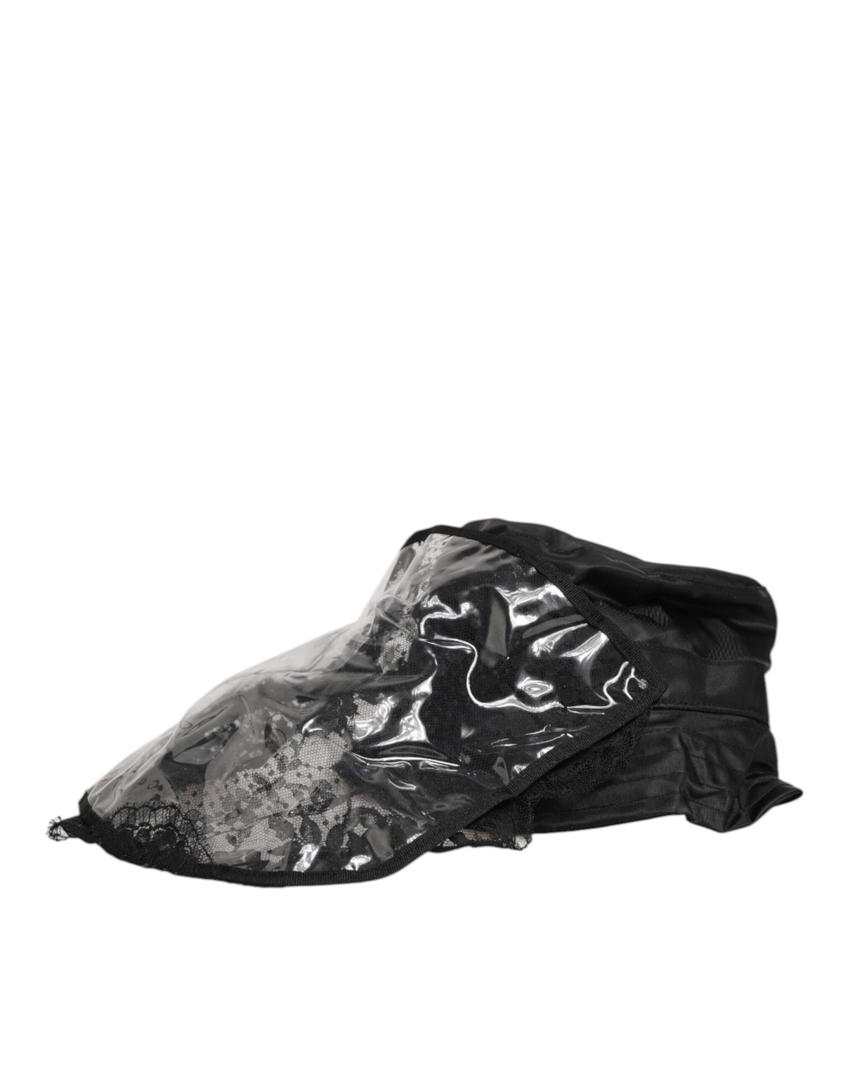 Elevate your style with the Dolce & Gabbana Black PVC Wide Brim Bucket Hat, a masterpiece of Italian craftsmanship that embodies luxury and sophistication for every occasion.