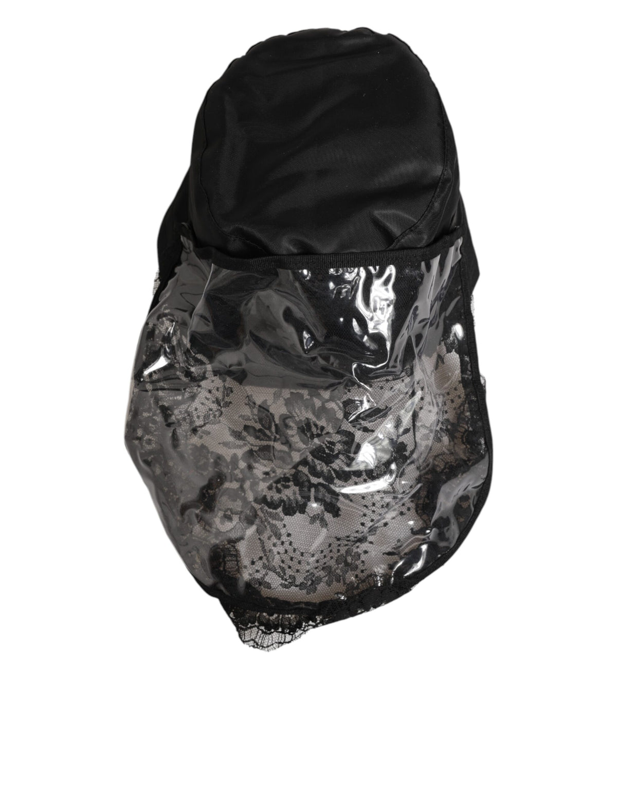 Elevate your outdoor elegance with the Dolce & Gabbana Black PVC Wide Brim Bucket Hat, a masterpiece of Italian craftsmanship that embodies luxurious style and sophistication.