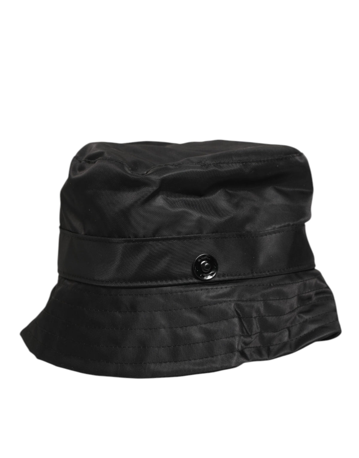 Elevate your style with the Dolce & Gabbana Black PVC Wide Brim Bucket Hat, a fusion of exquisite Italian craftsmanship and modern elegance, perfect for any occasion.