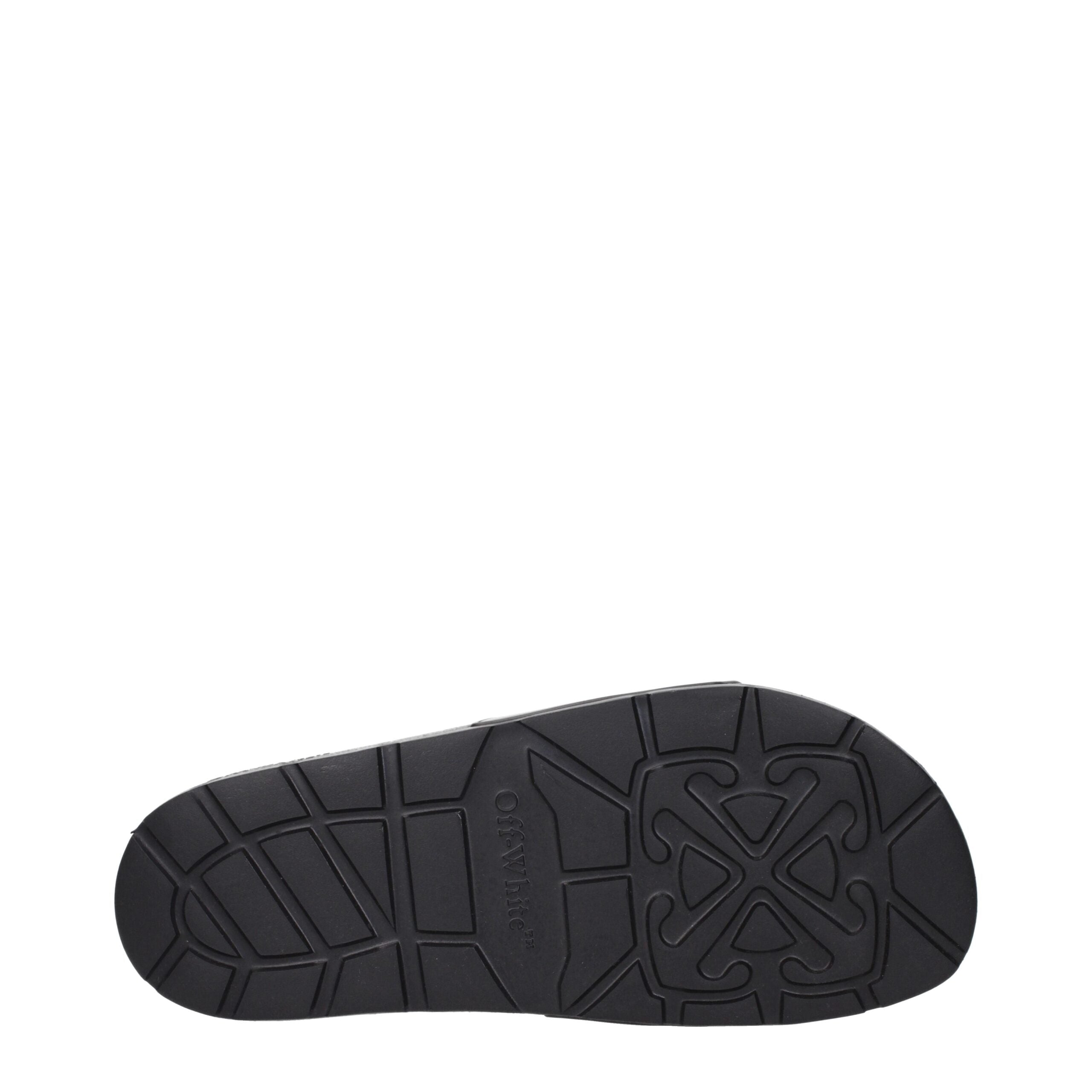 Indulge in the exquisite Off-White Black Cotton Slippers, where luxurious craftsmanship meets sophisticated style, perfect for elevating any elegant occasion.