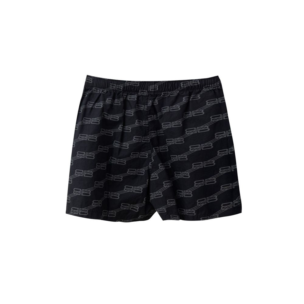 Balenciaga Black Cotton Bermuda Shorts - Timeless Luxury Essentials
