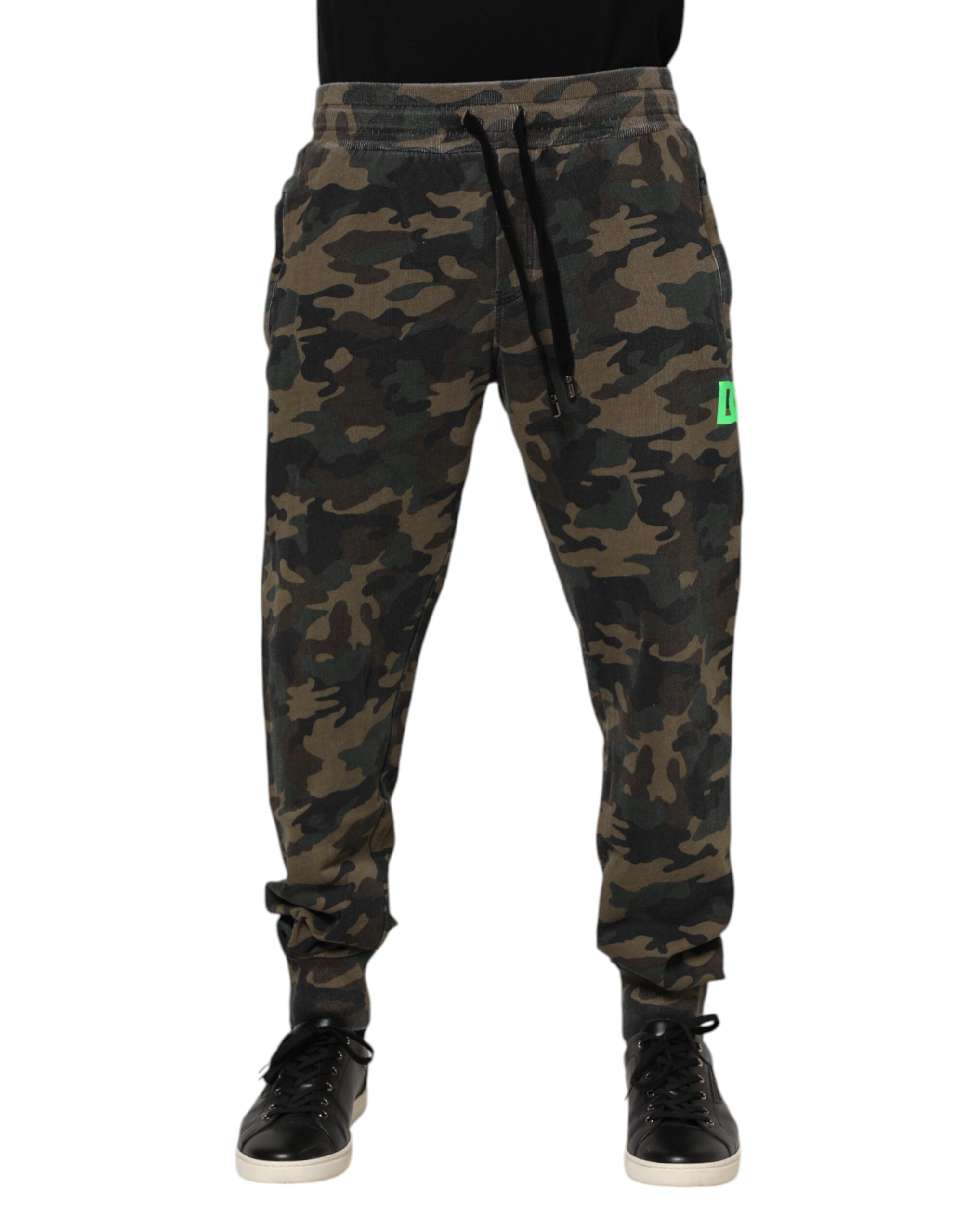 Dolce & Gabbana Multicolor Camouflage Jogger Pants - Luxury Redefined