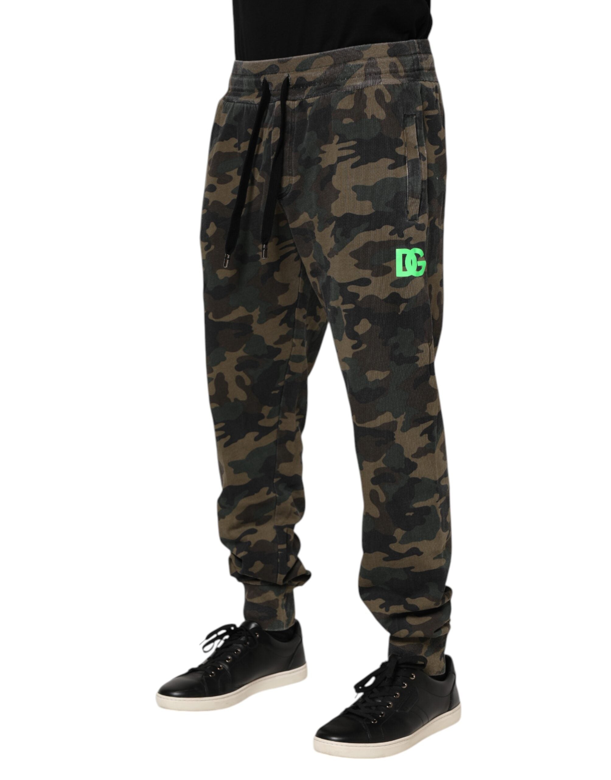 Dolce & Gabbana Multicolor Camouflage Jogger Pants - Luxury Fashion