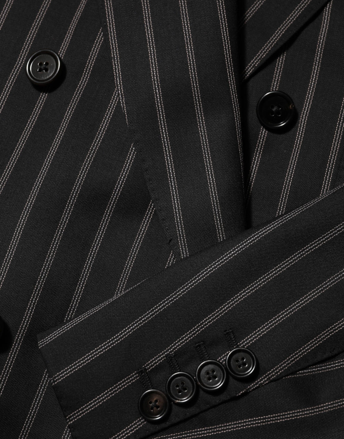 Experience the allure of the Dolce & Gabbana Black Stripes SICILIA Blazer, crafted in Italy with luxurious fabrics and exquisite detailing for timeless elegance.