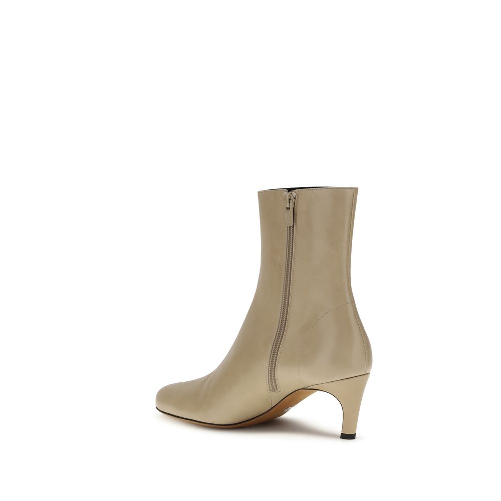 Proenza Schouler Beige Calf Leather Bos Taurus Ankle Boots