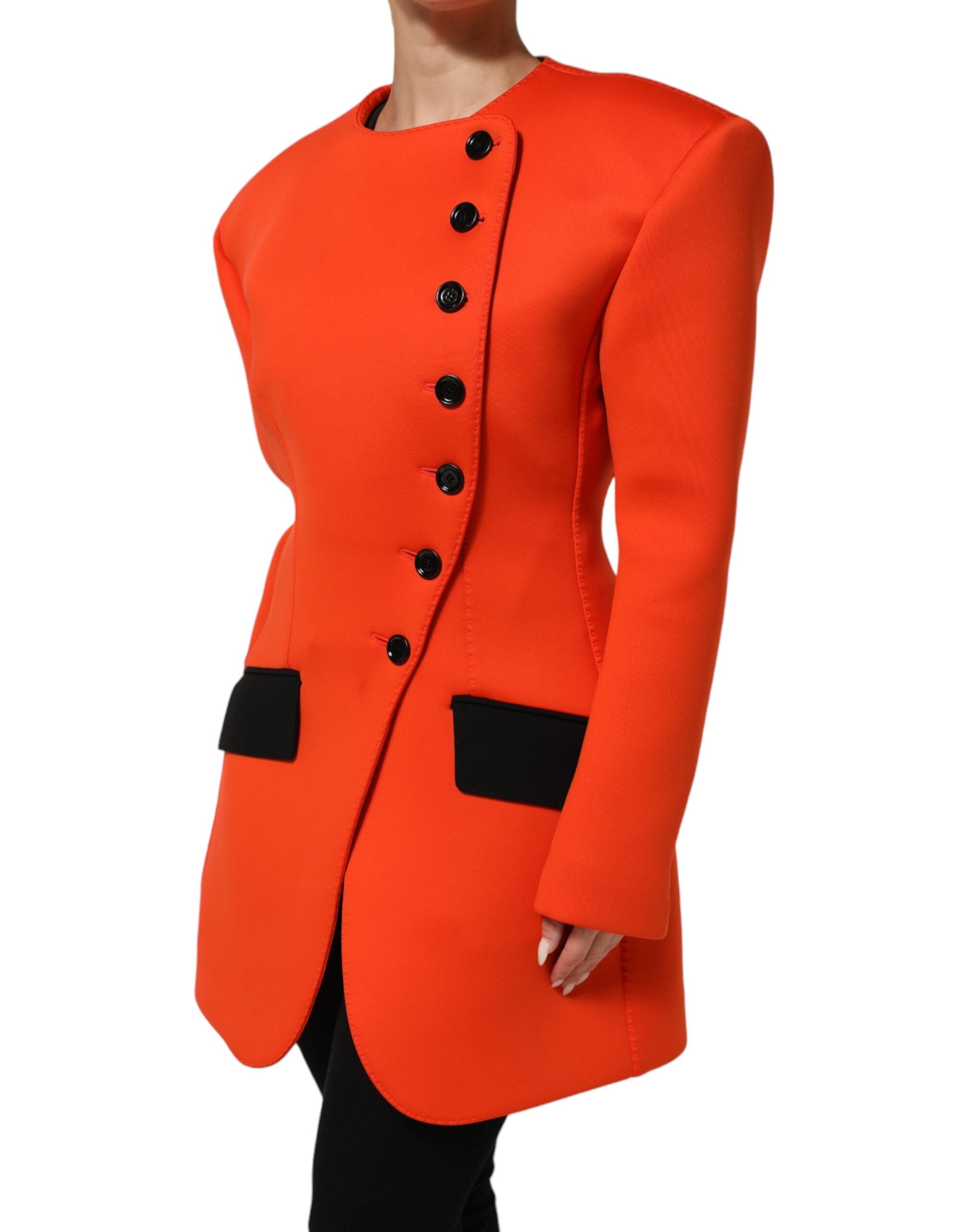 Elevate your wardrobe with the Dolce & Gabbana Red Buttoned Down Women Trench Coat, a masterpiece of Italian craftsmanship that embodies timeless elegance and luxurious allure.