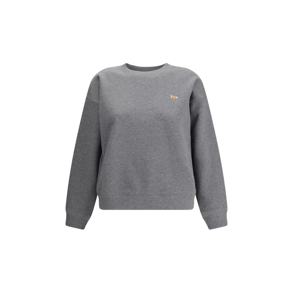 Maison Kitsuné Gray Cotton Sweatshirt - Effortless Luxe Comfort