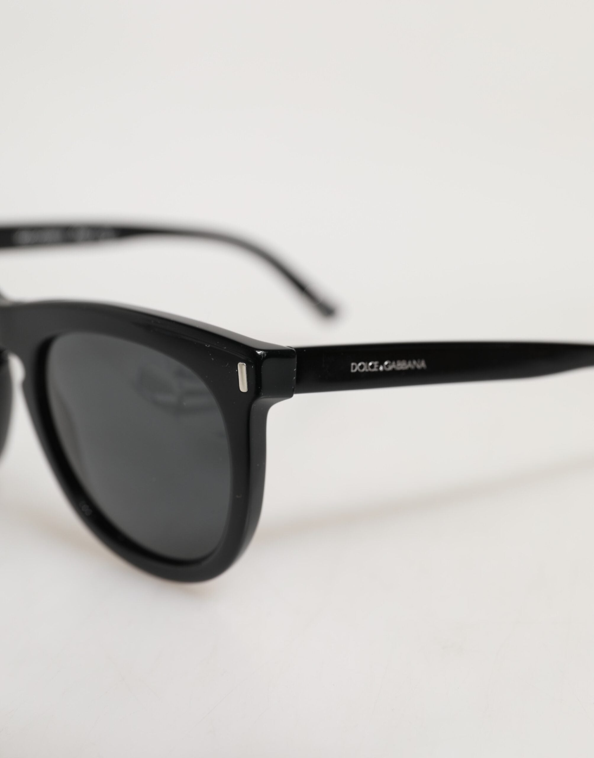 Dolce & Gabbana DG4281 Black Round Frame Full Rim Eyewear Sunglasses