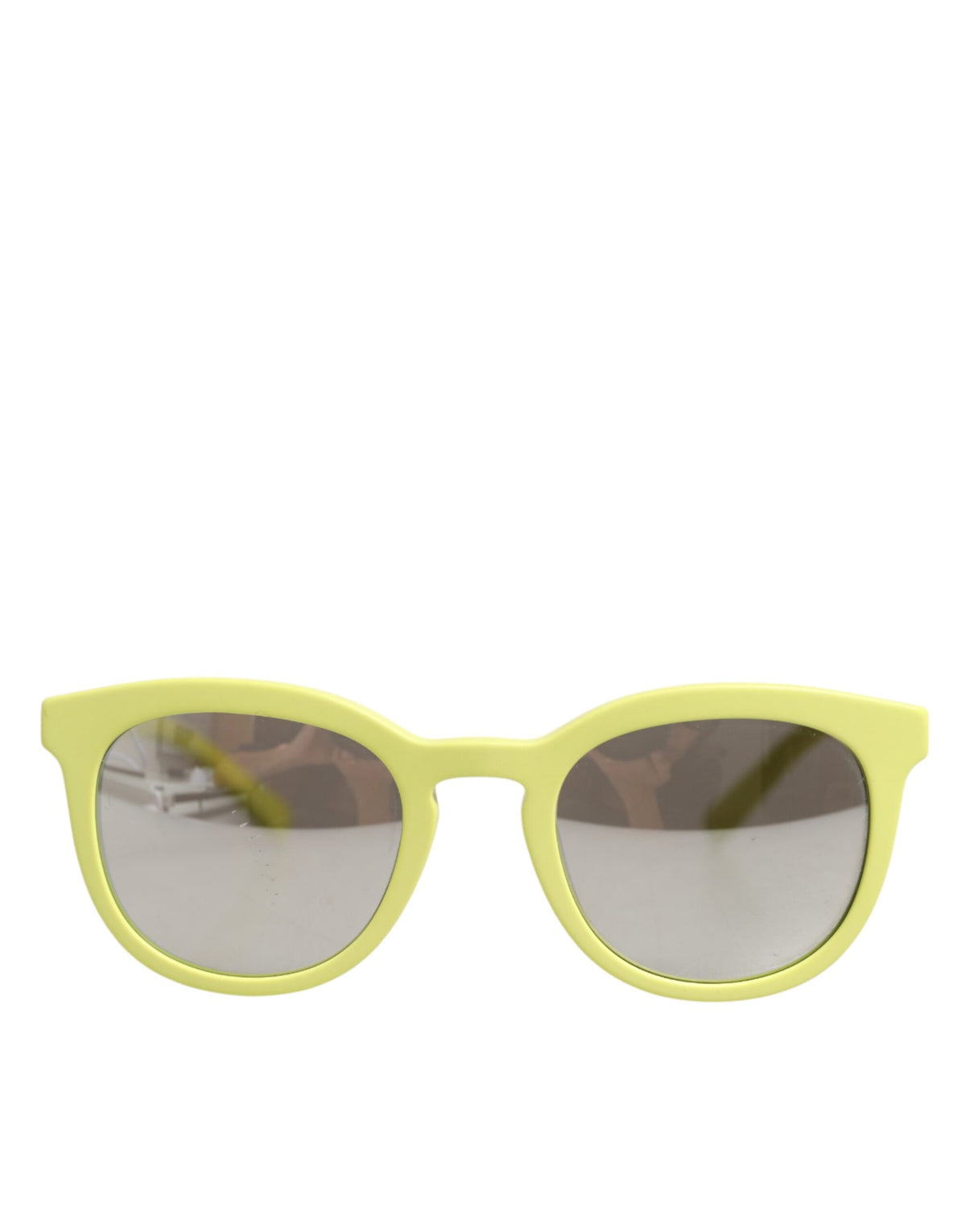 Indulge in the exquisite allure of Dolce & Gabbana DG4324 sunglasses, where bold yellow frames and premium mirrored lenses embody timeless luxury and Italian craftsmanship.