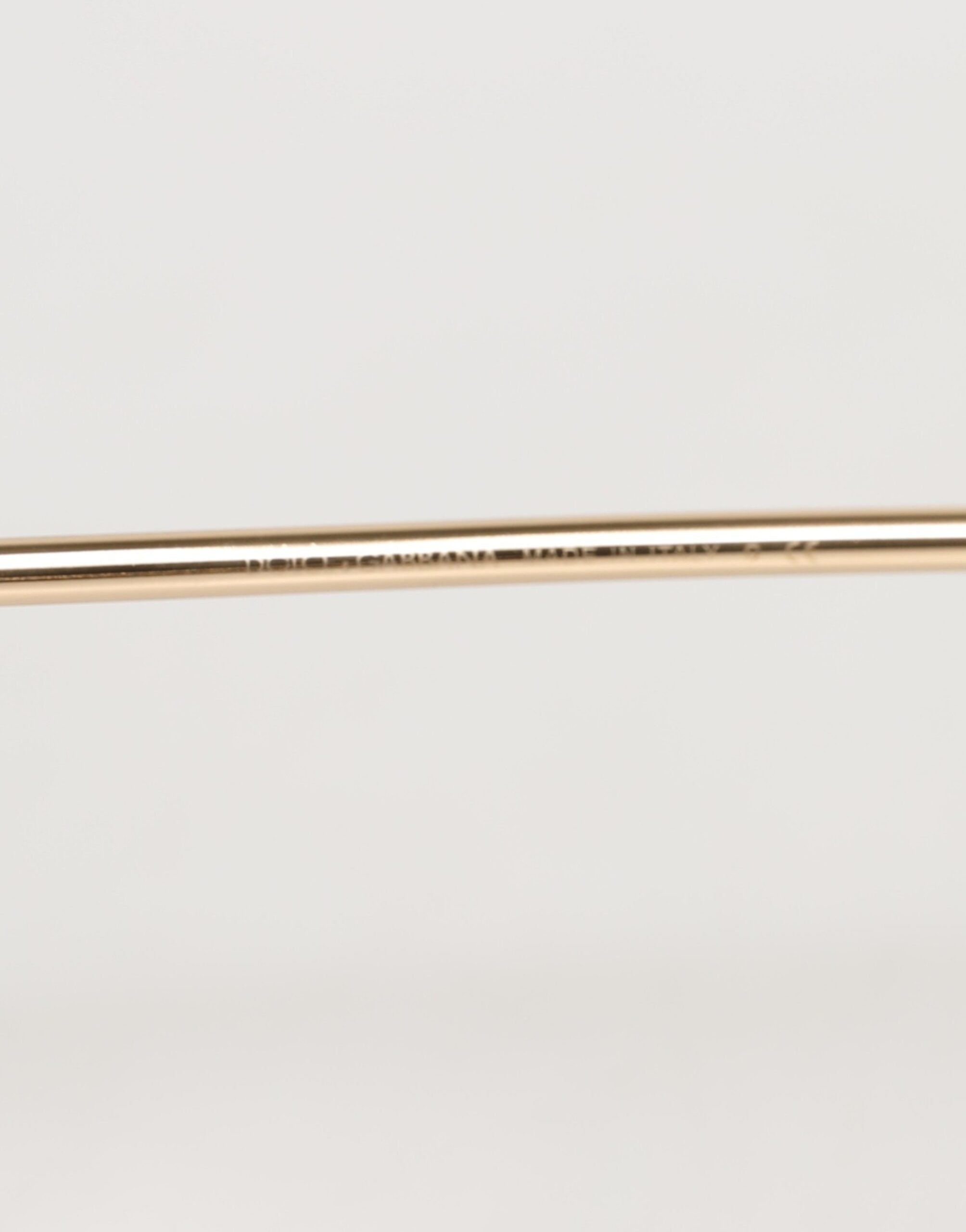 Dolce & Gabbana Pink Gold Metal Round Shades Eyewear Sunglasses