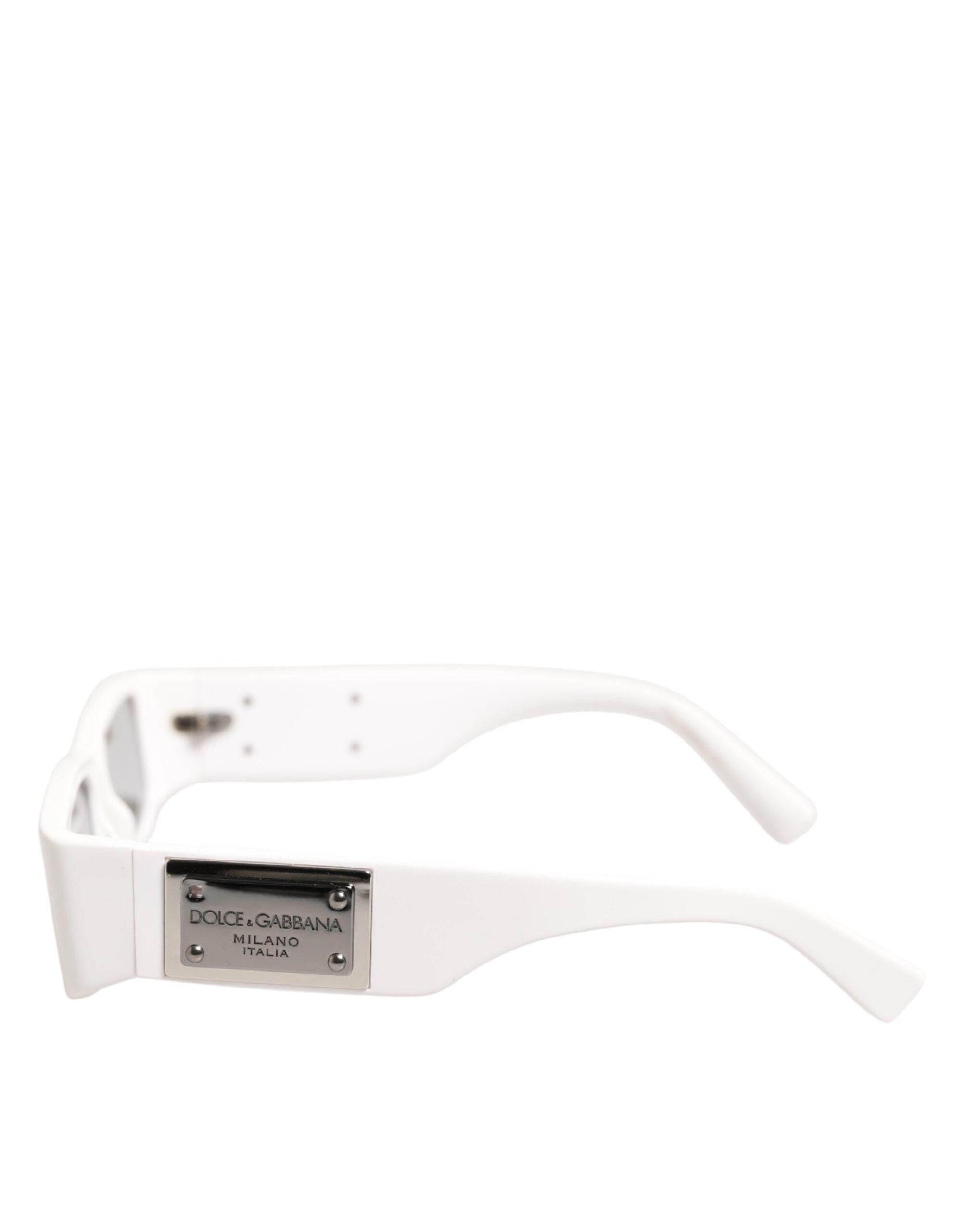 Dolce & Gabbana White Frame Re-Edition Shades Eyewear Sunglasses