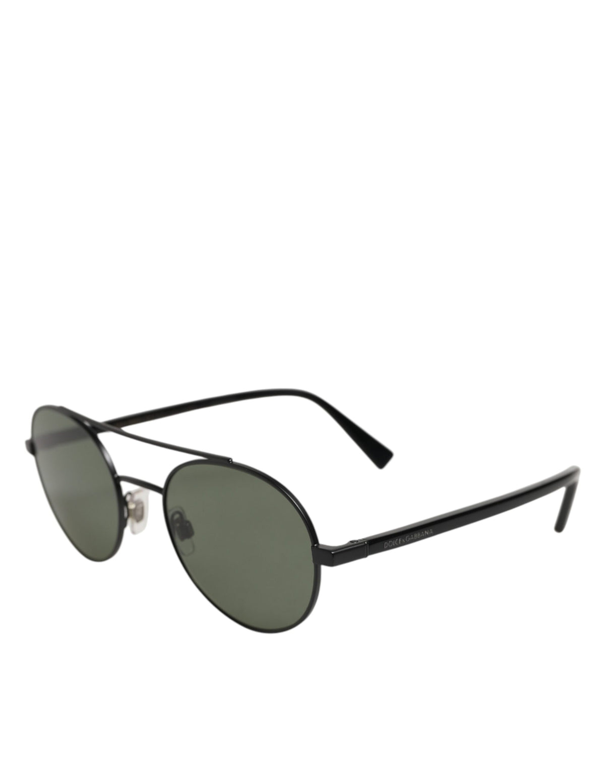 Elevate your allure with Dolce & Gabbana DG2245 sunglasses, crafted from matte black steel and gray lenses, embodying Italian luxury and timeless sophistication.