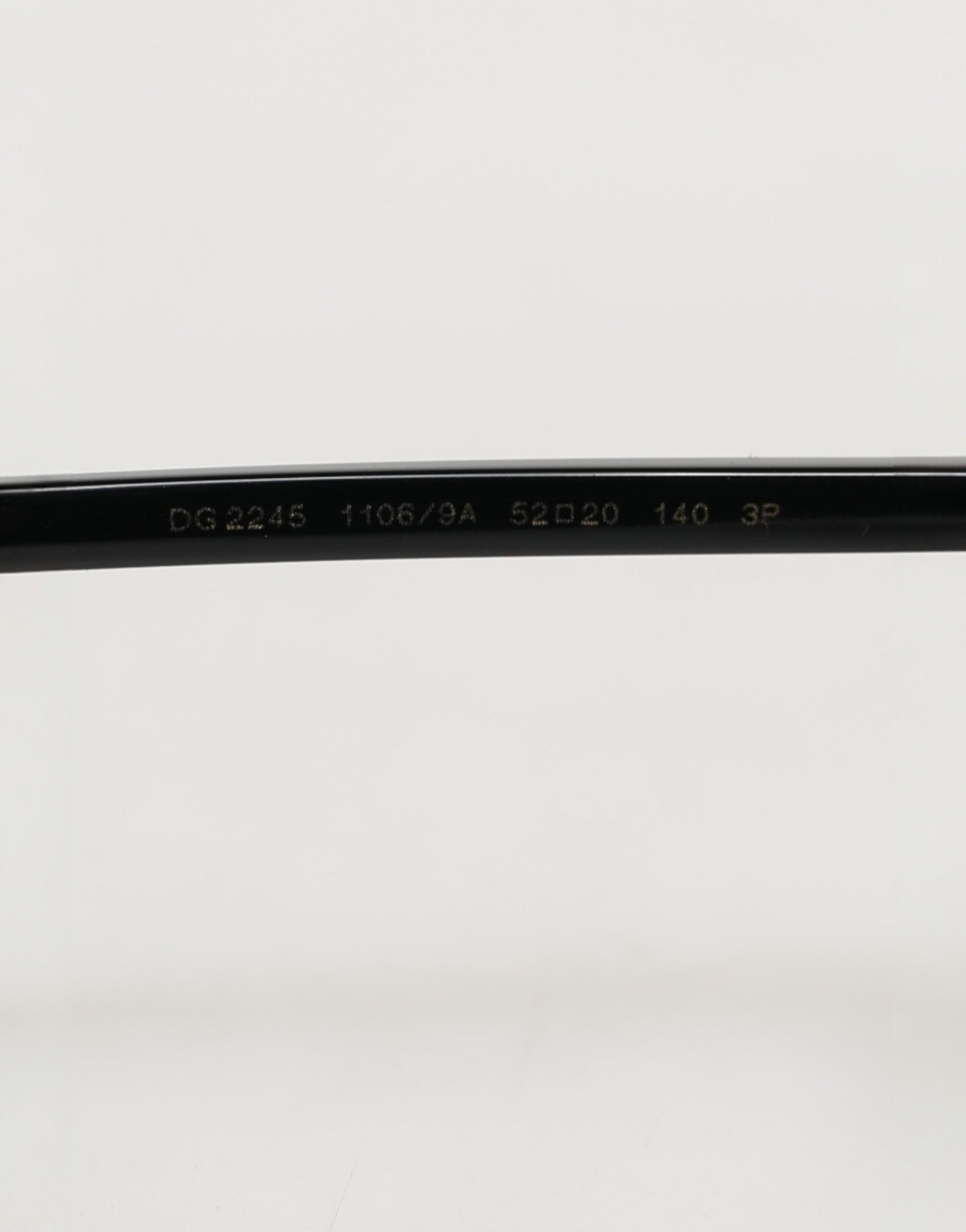 Dolce & Gabbana Matte Black Steel Frame Gray Lens Sunglasses