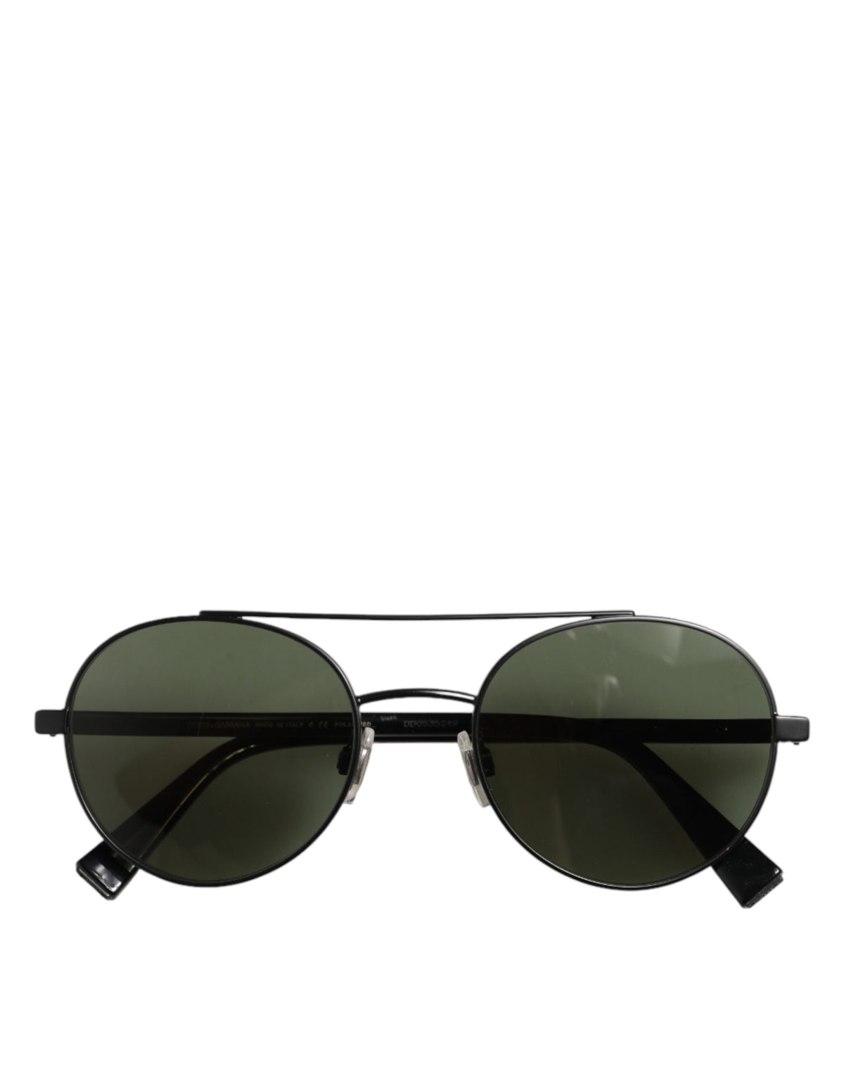 Elevate your style with Dolce & Gabbana DG2245 sunglasses, where exquisite matte black steel meets luxurious gray lenses, embodying timeless Italian craftsmanship and sophistication.