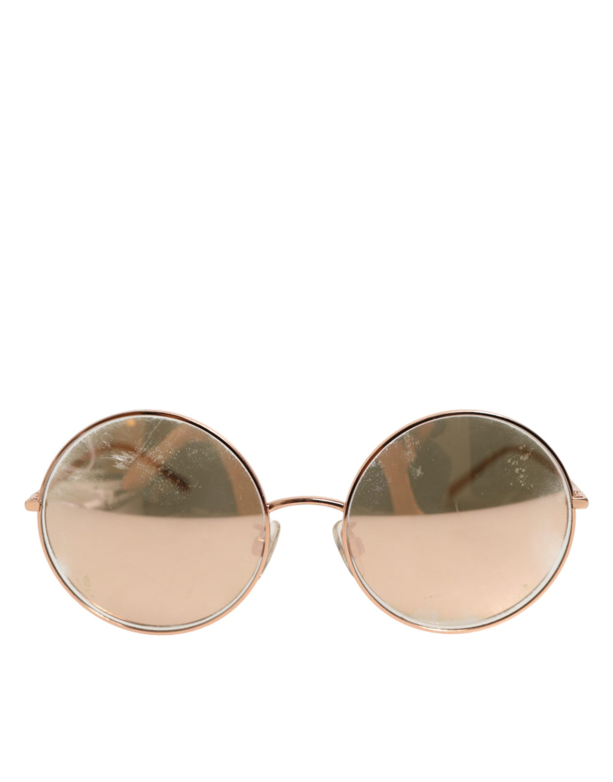 Experience the allure of Dolce & Gabbana DG2215K Gold Metal Round Shades, where exquisite craftsmanship meets timeless elegance, perfect for the discerning individual.