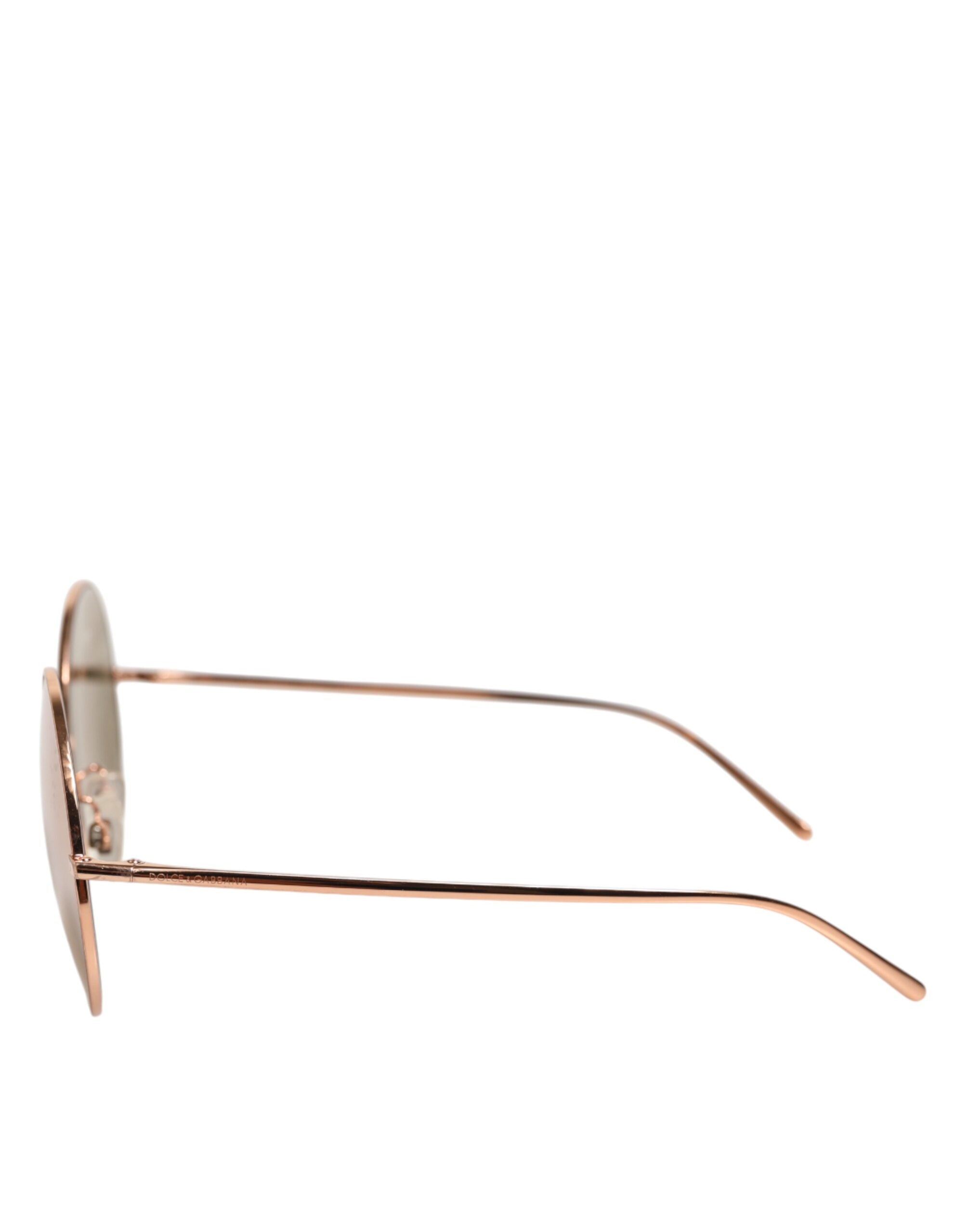 Experience the allure of Dolce & Gabbana DG2215K Gold Metal Round Shades, where exquisite craftsmanship meets timeless elegance, perfect for the discerning individual.