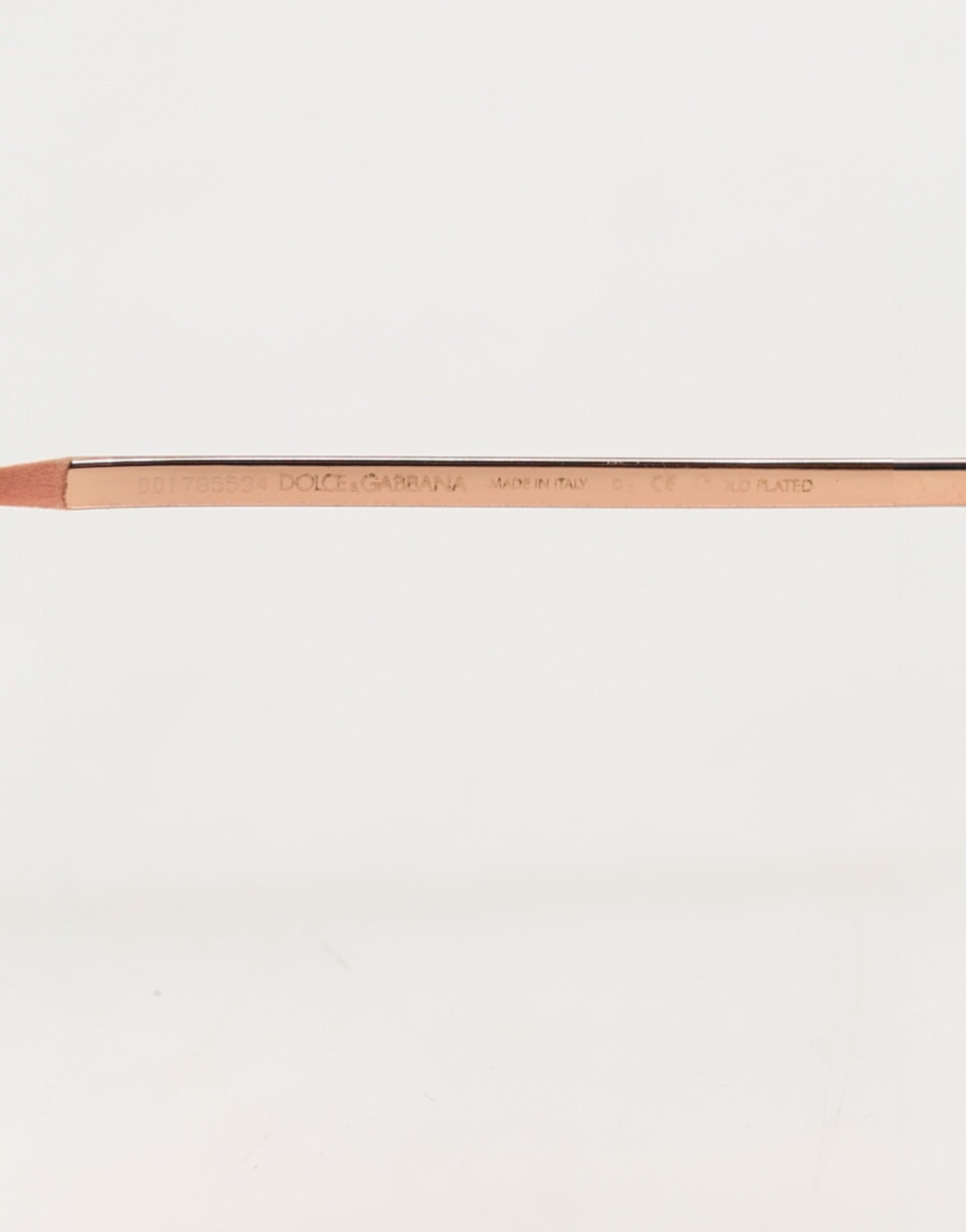 Dolce & Gabbana DG2215K Gold Metal Round Shades Eyewear Sunglasses