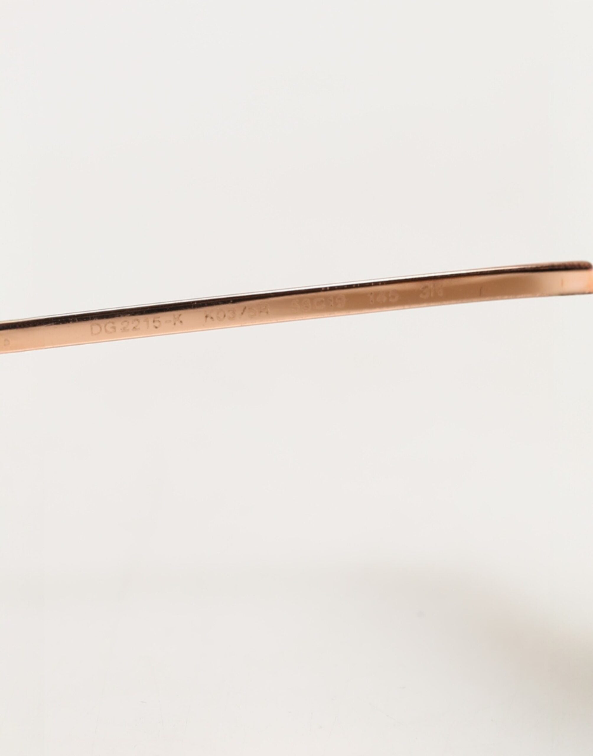 Dolce & Gabbana DG2215K Gold Metal Round Shades Eyewear Sunglasses