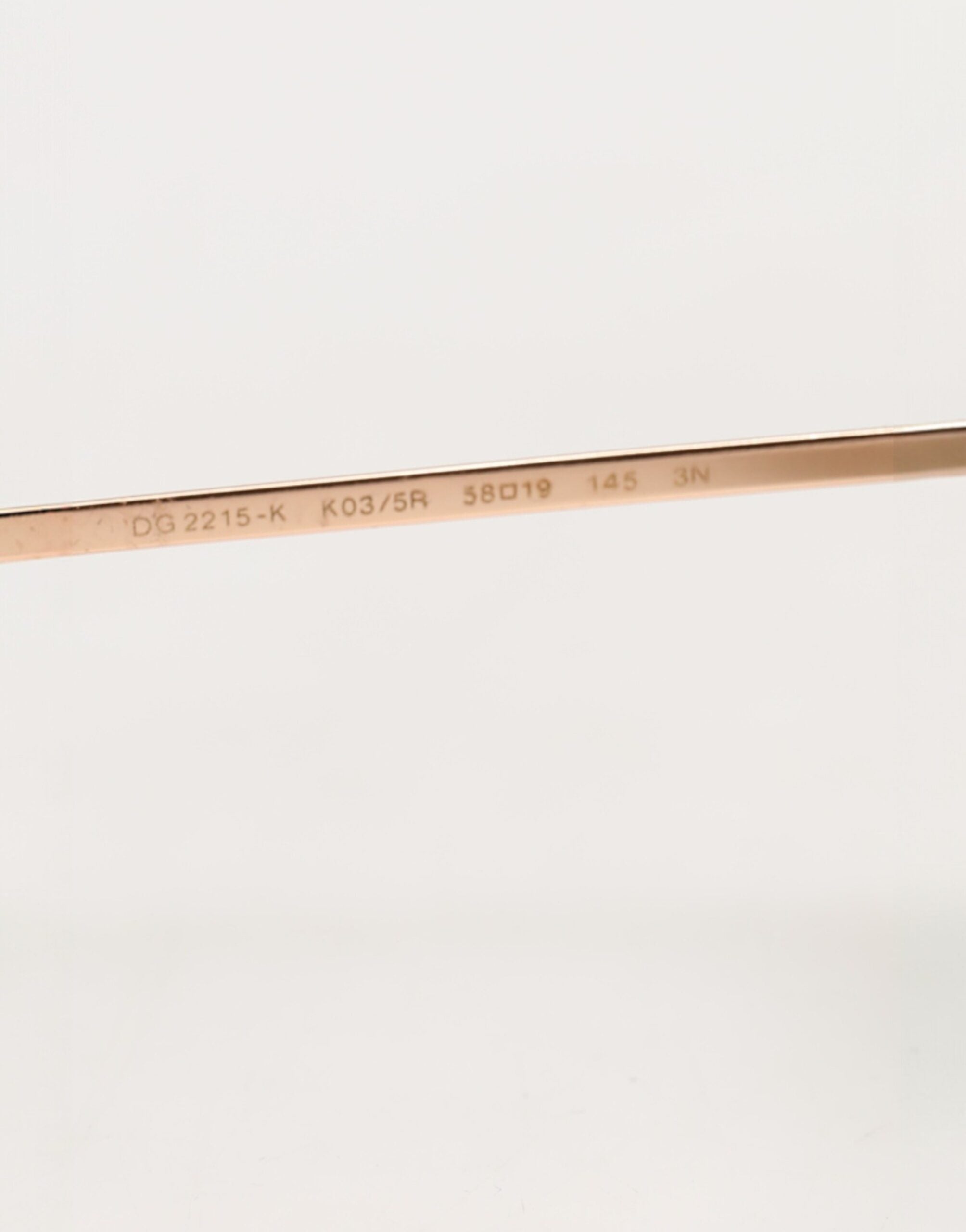 Dolce & Gabbana DG2215K Gold Metal Round Shades Eyewear Sunglasses