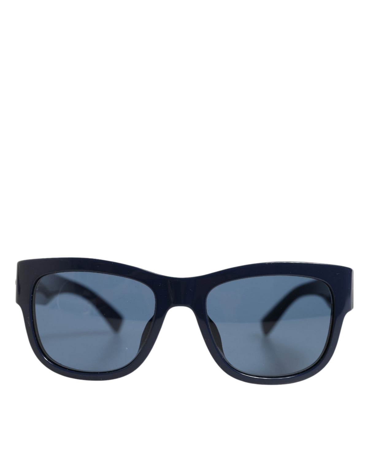 Experience the allure of Dolce & Gabbana's Blue Acetate Frame Polarized Sunglasses, where exquisite craftsmanship meets timeless elegance, perfect for the discerning individual.