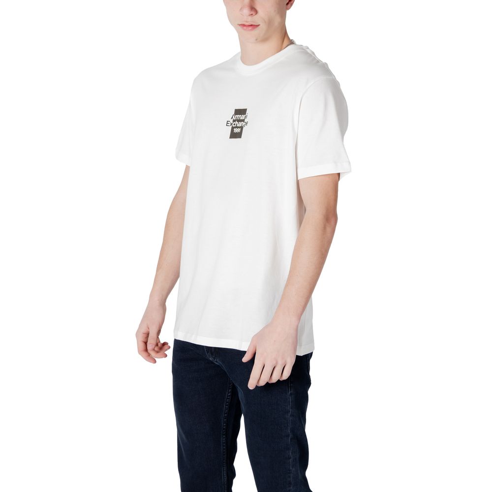 Armani Exchange White Cotton Sportswear
