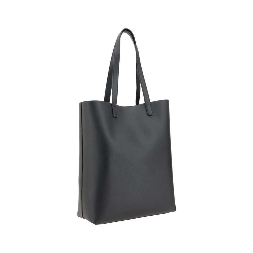 Saint Laurent Black Calf Leather Bos Taurus Handbag