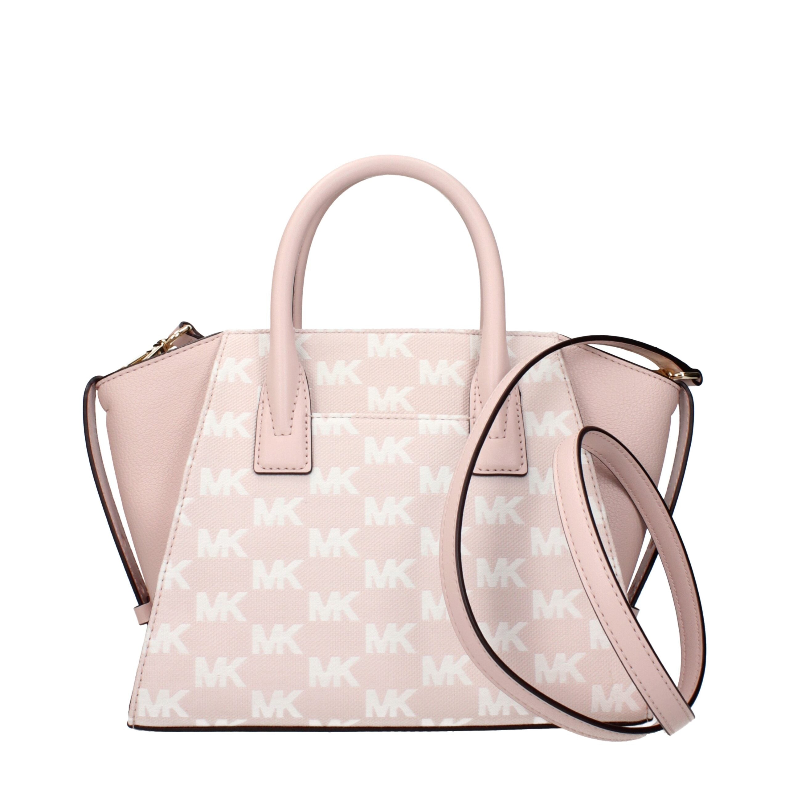 Elevate your elegance with the Michael Kors Pink Fabric Handbag, a timeless luxury piece crafted for the discerning individual, embodying sophistication and exquisite craftsmanship.